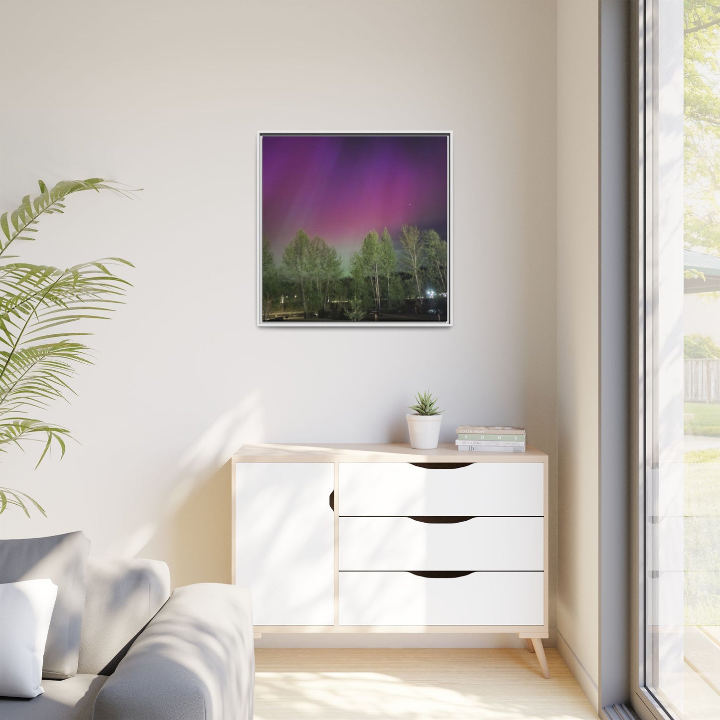 Matte Canvas, Framed (Multi-color)