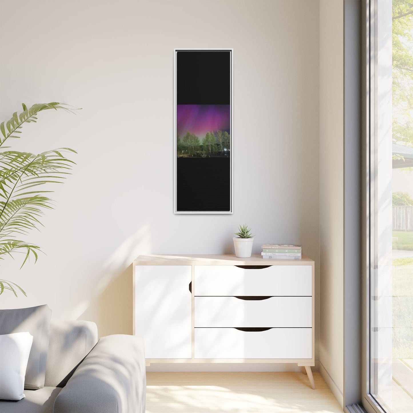 Matte Canvas, Framed (Multi-color)