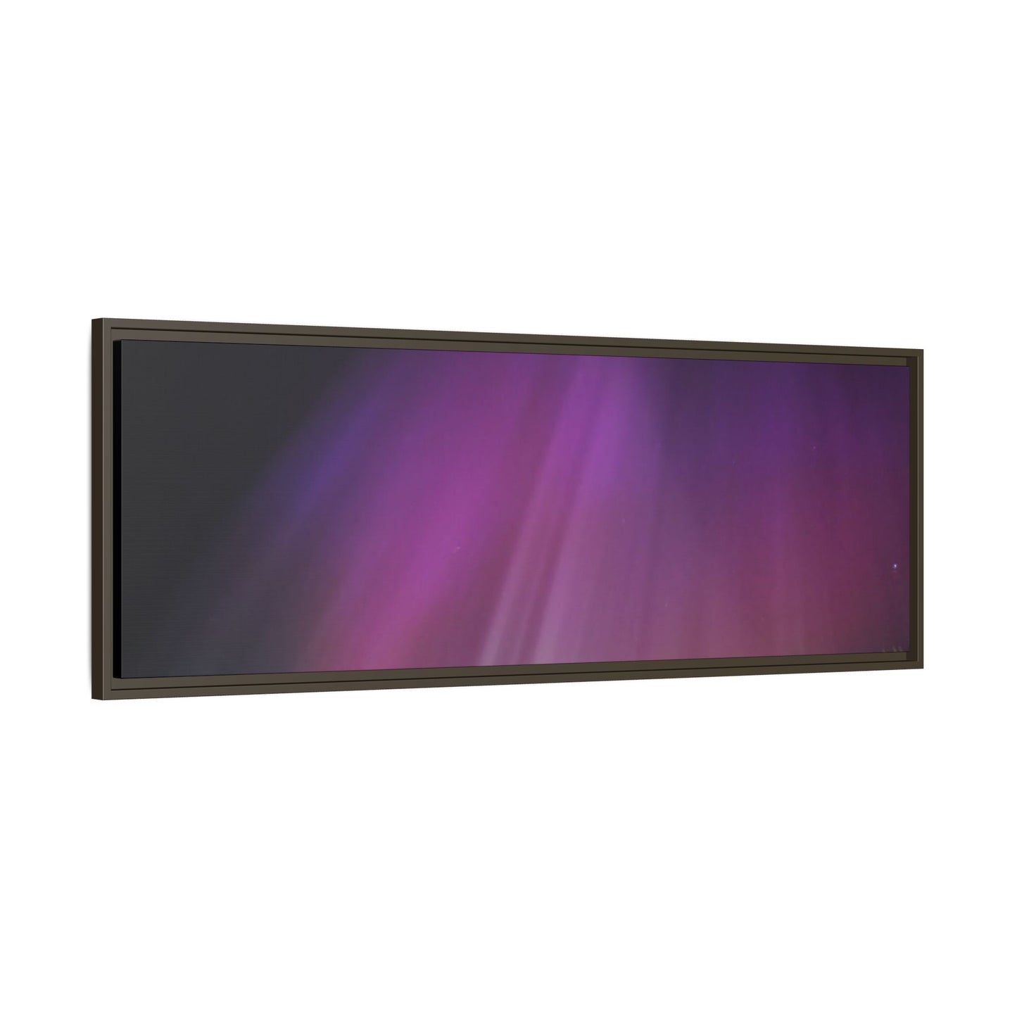 Quesnel BC northern lights Matte Canvas,