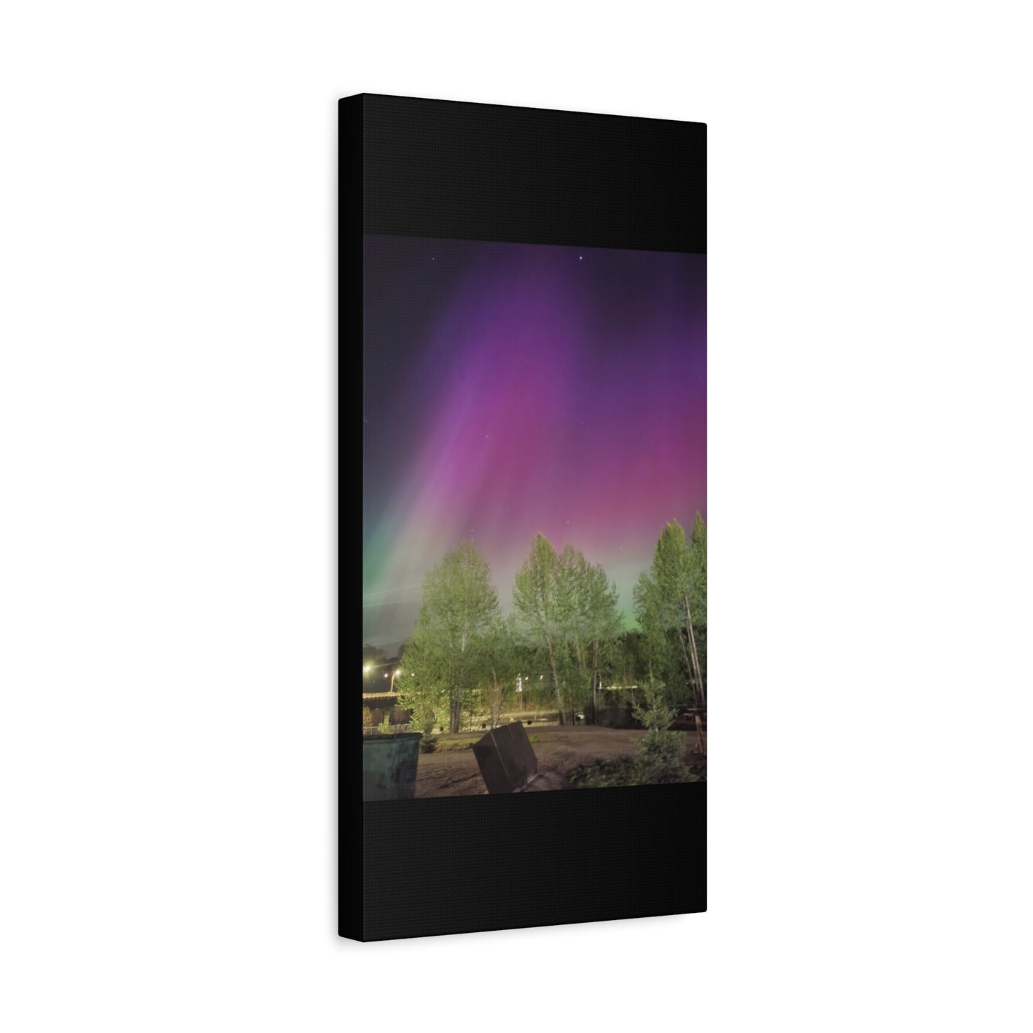 Quesnel downtown rv park BC aurora's Canvas Gallery Wraps