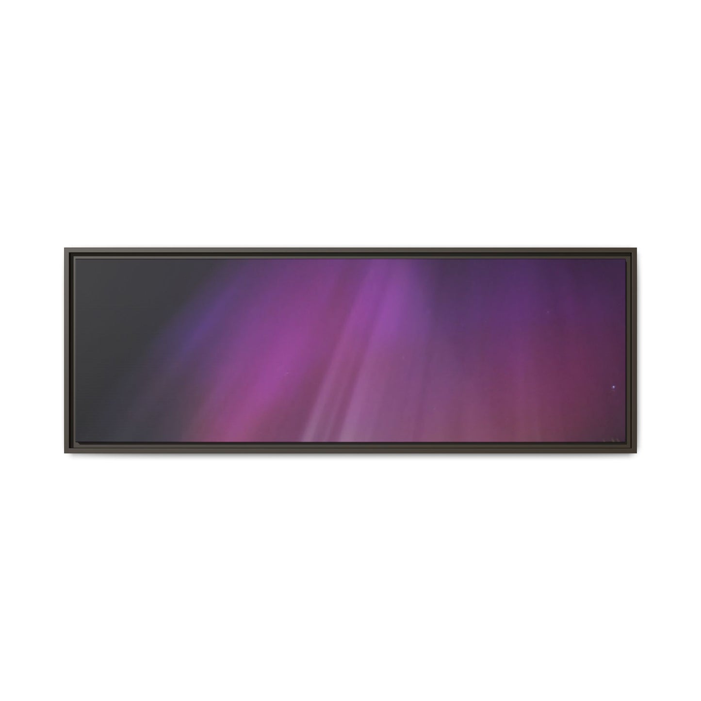 Quesnel BC northern lights Matte Canvas,