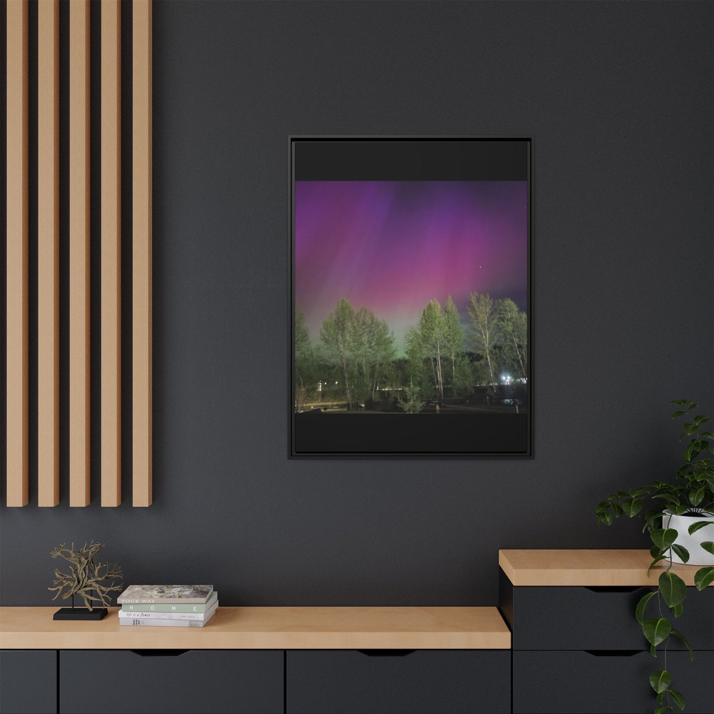 Matte Canvas, Framed (Multi-color)