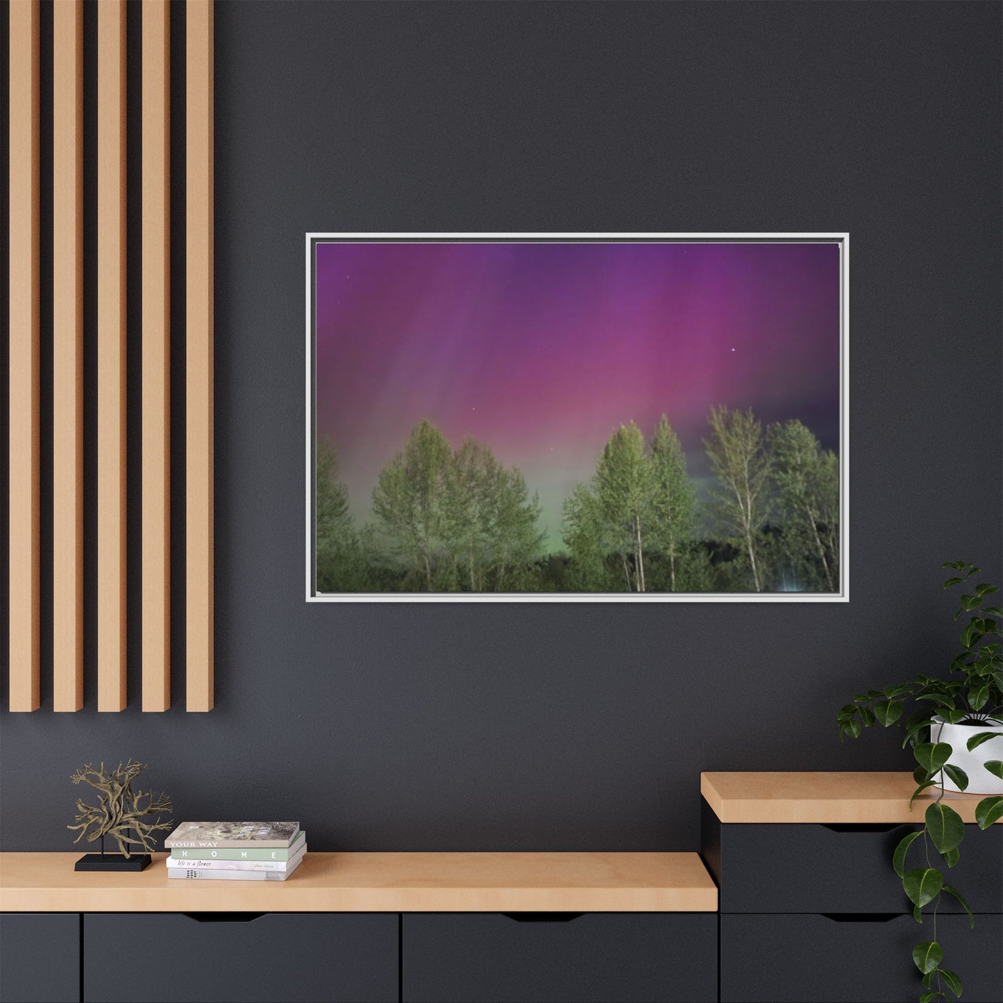 Matte Canvas, Framed (Multi-color)