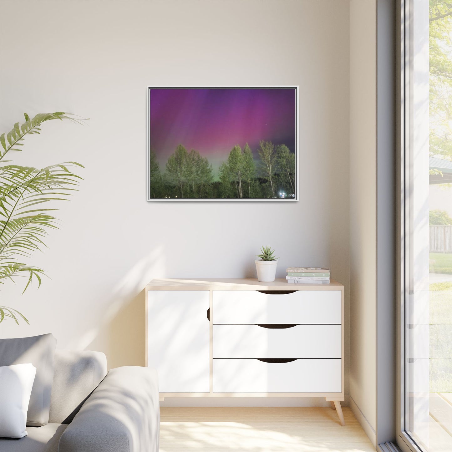 Matte Canvas, Framed (Multi-color)