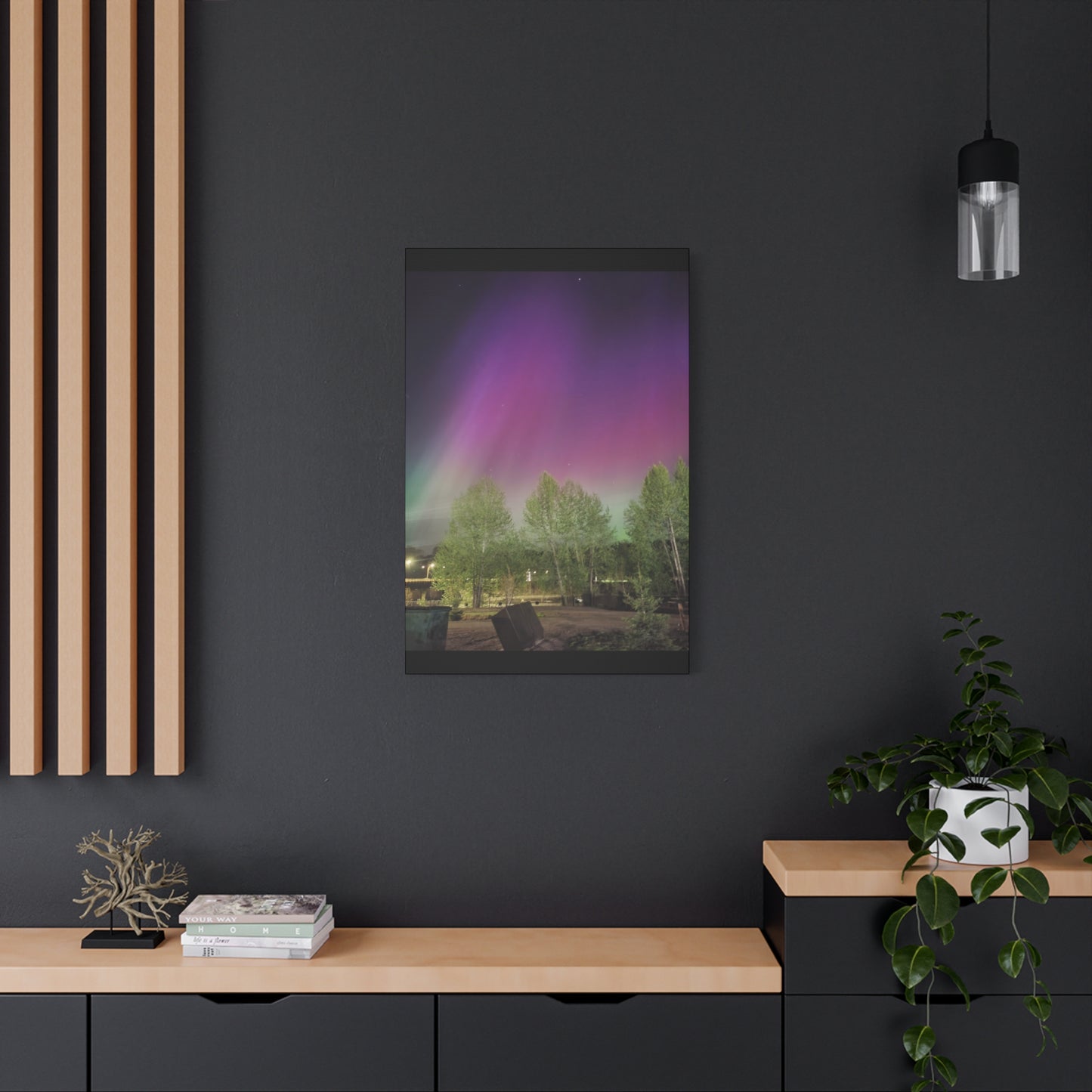 Quesnel downtown rv park BC aurora's Canvas Gallery Wraps