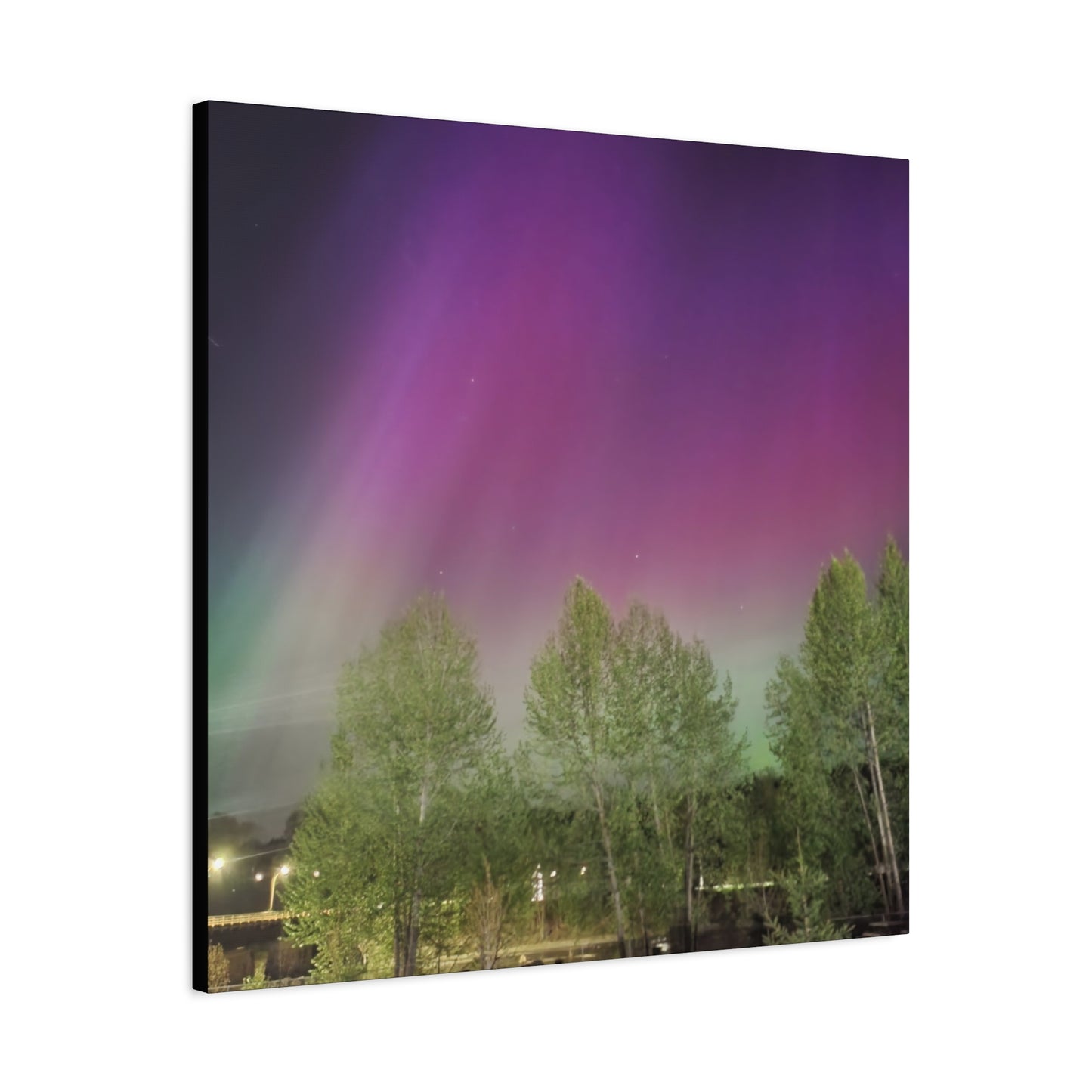 Quesnel downtown rv park BC aurora's Canvas Gallery Wraps