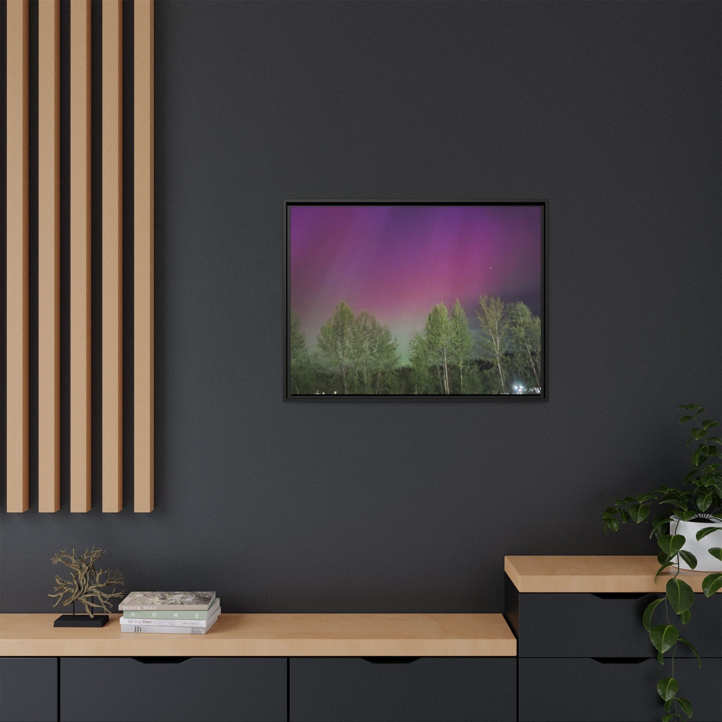 Matte Canvas, Framed (Multi-color)