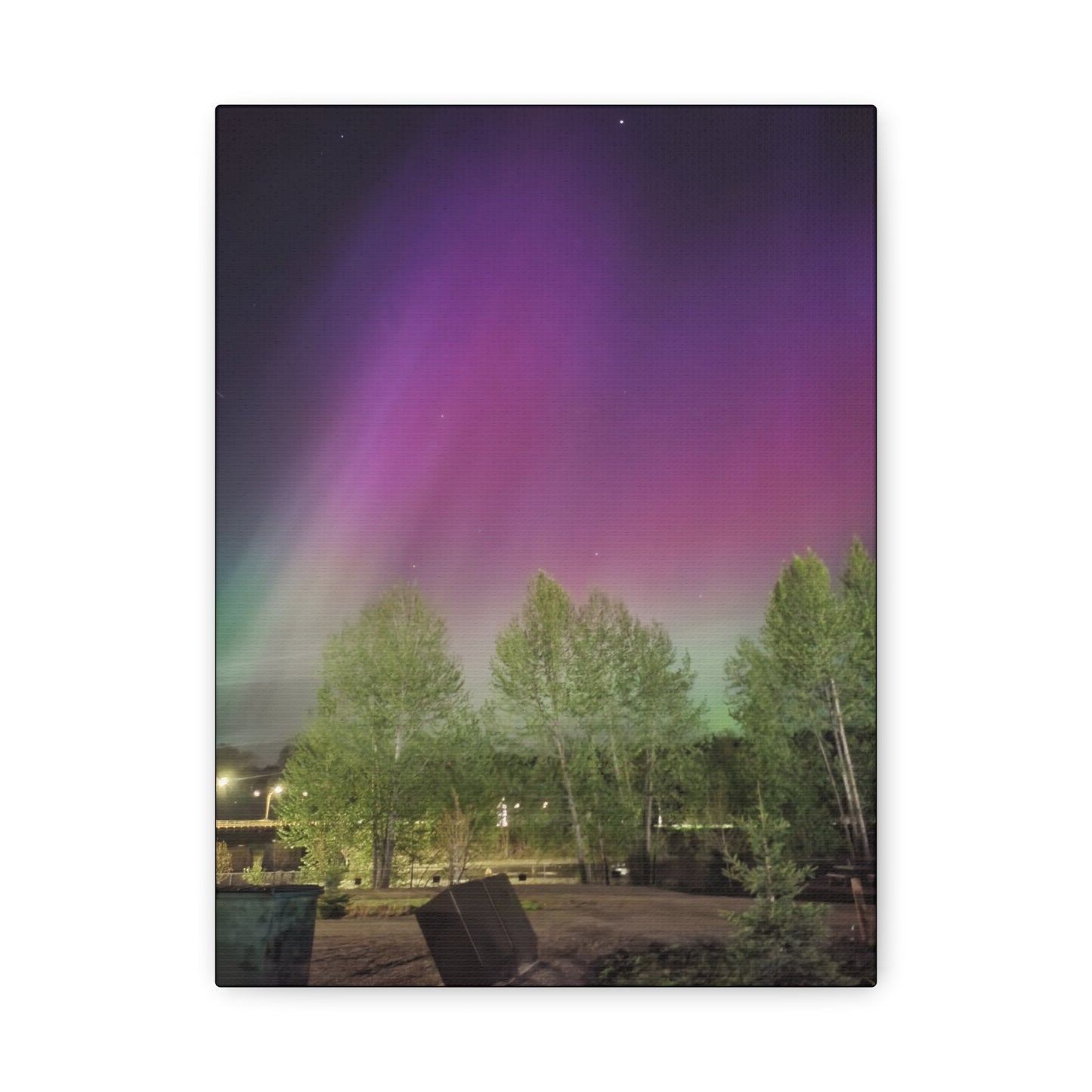 Quesnel downtown rv park BC aurora's Canvas Gallery Wraps