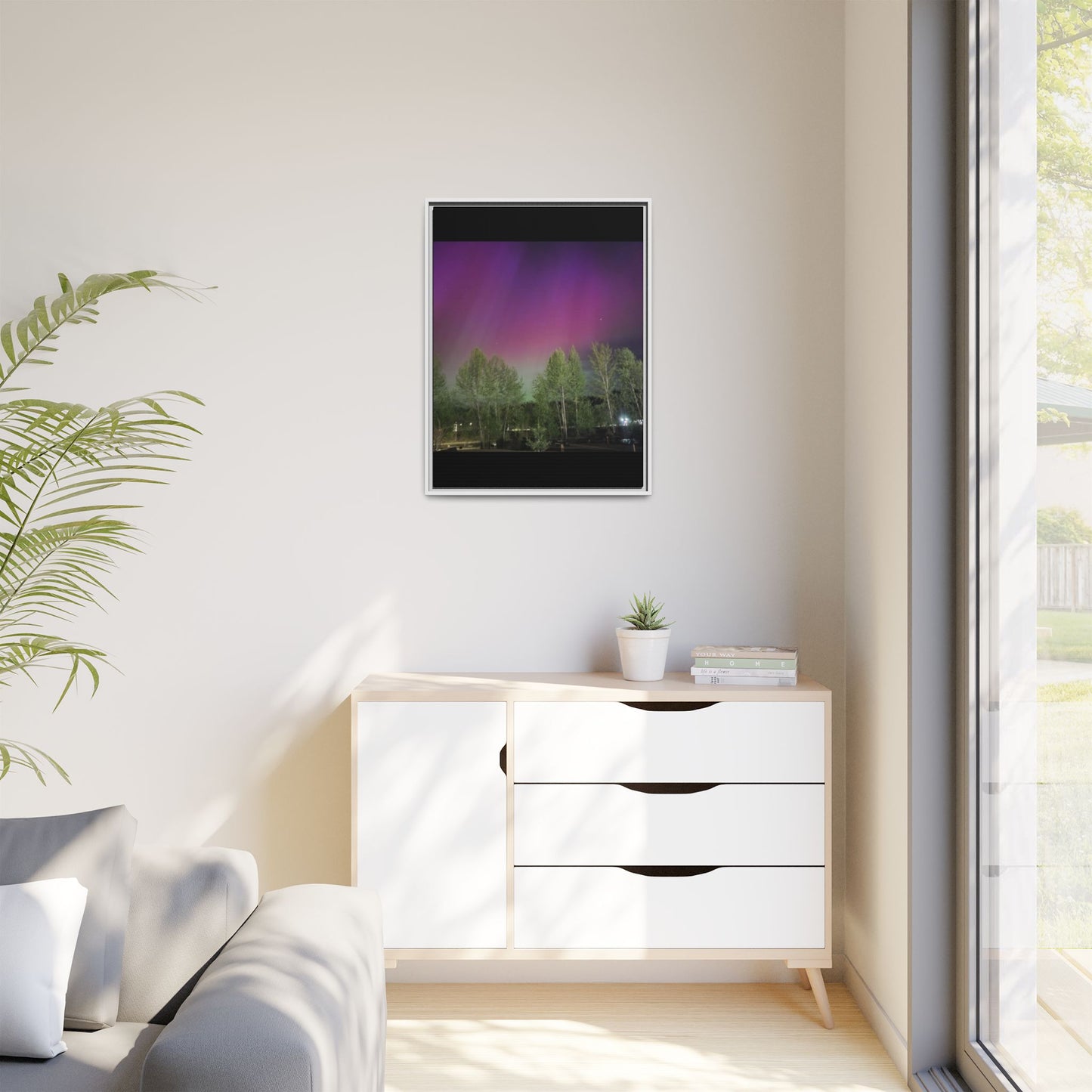 Matte Canvas, Framed (Multi-color)