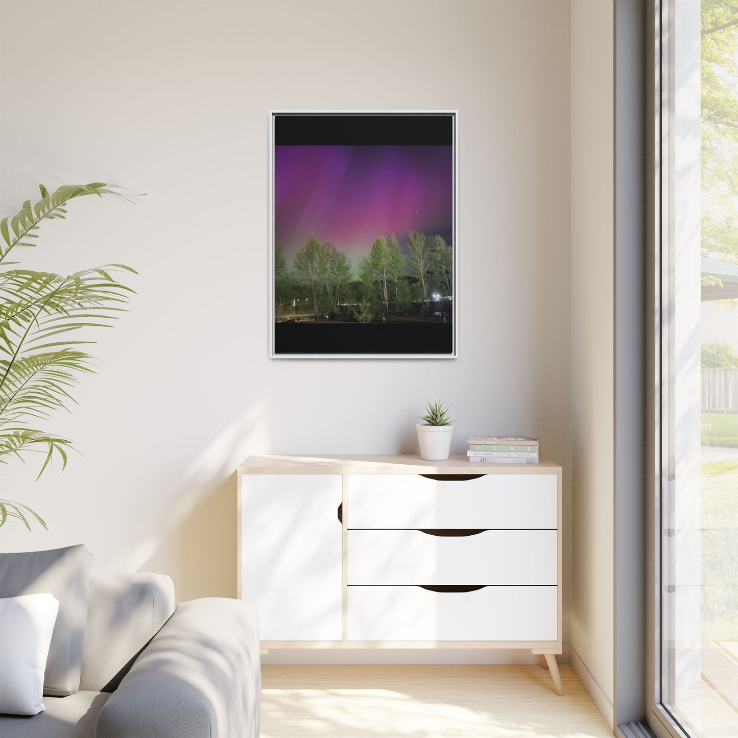 Matte Canvas, Framed (Multi-color)