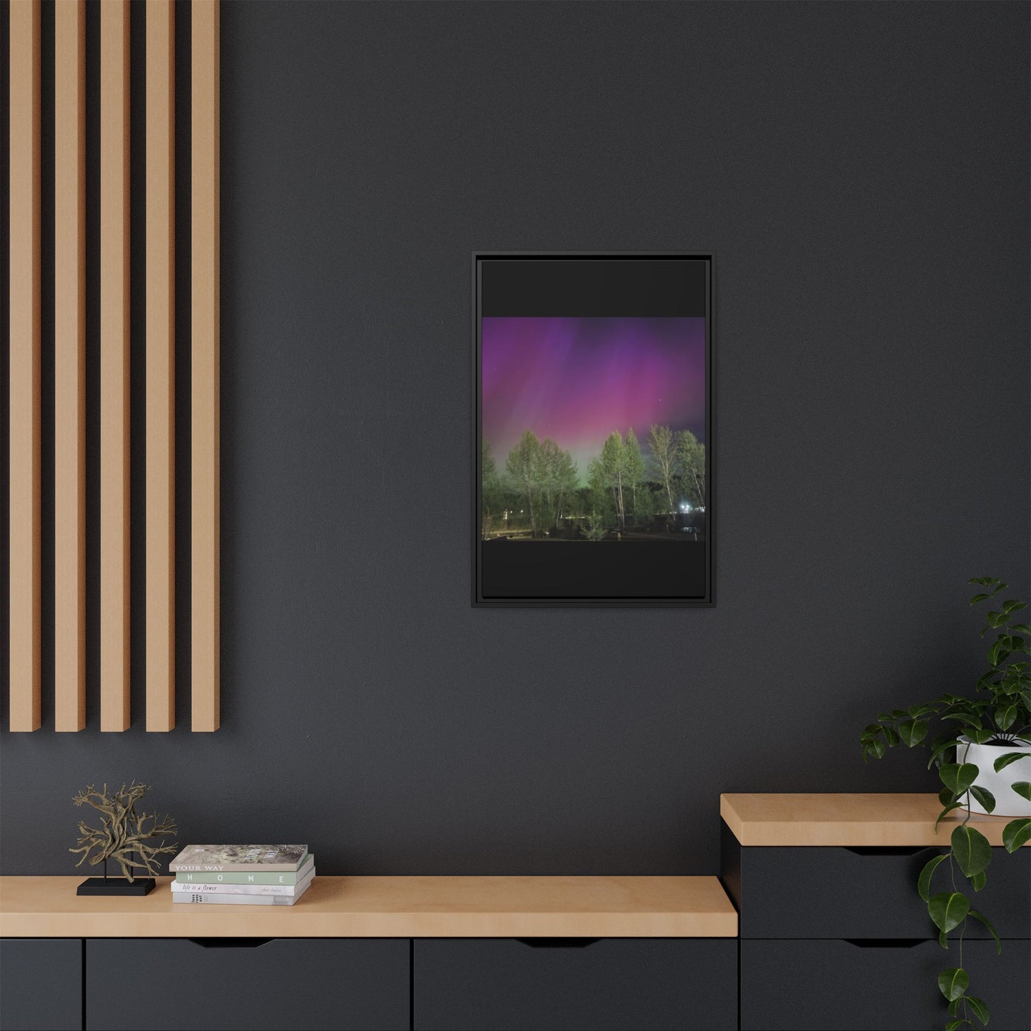 Matte Canvas, Framed (Multi-color)