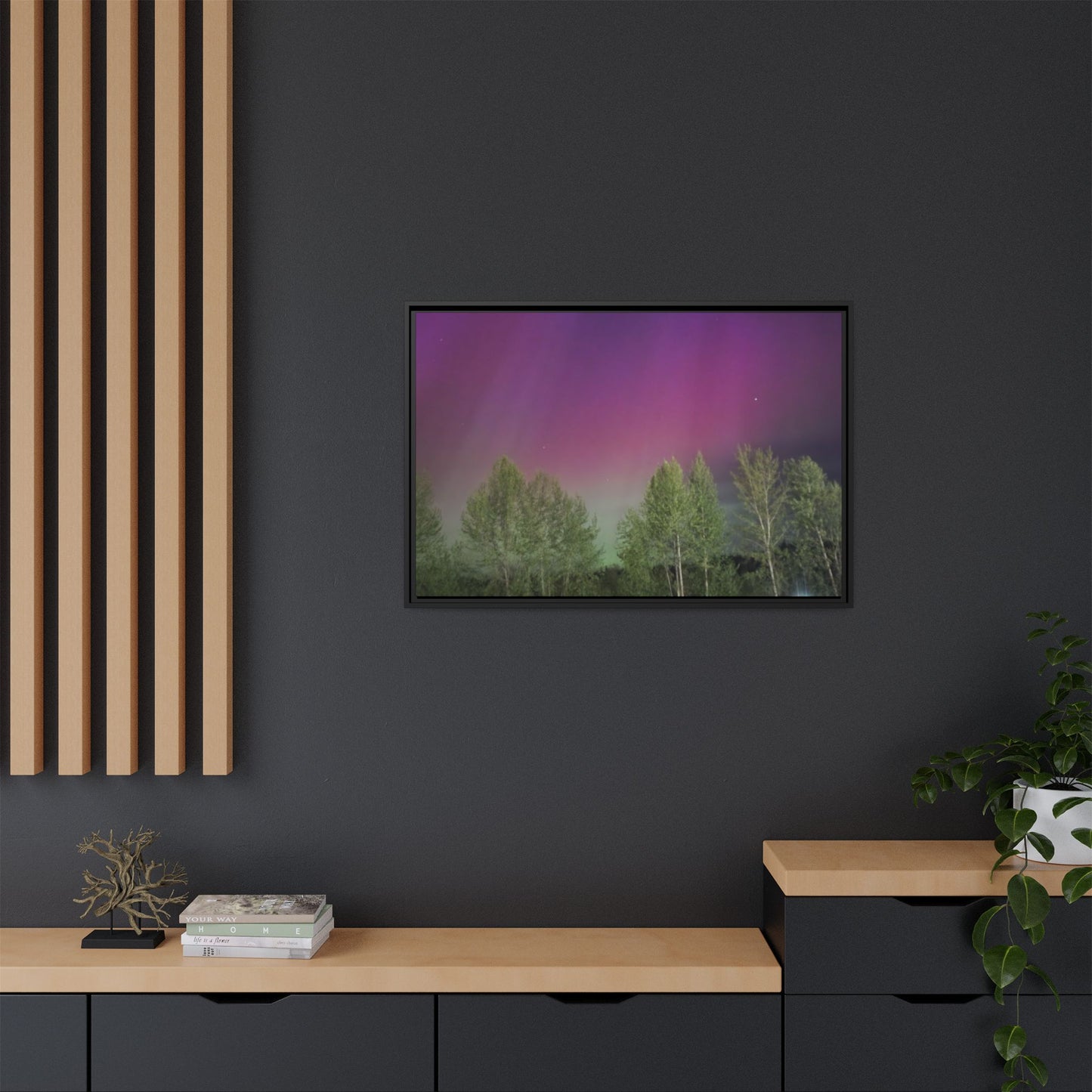 Matte Canvas, Framed (Multi-color)