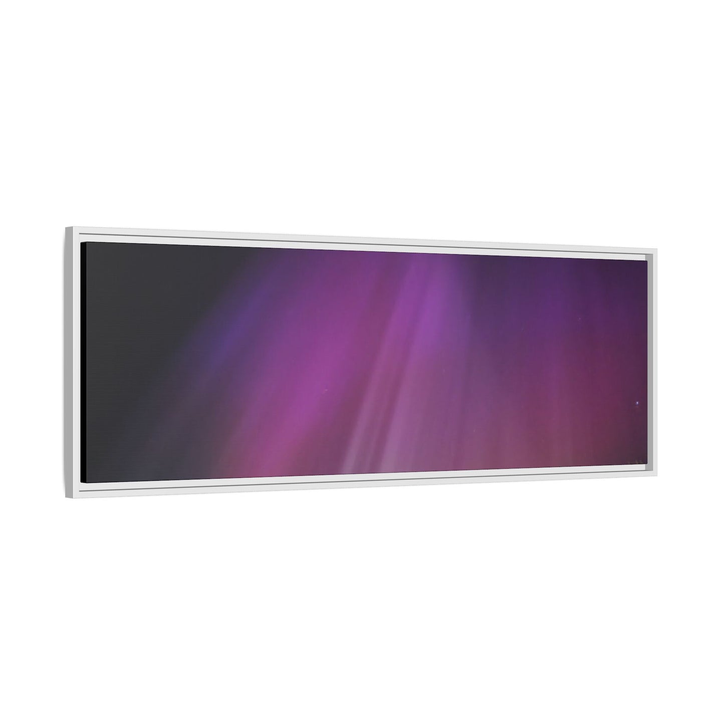 Quesnel BC northern lights Matte Canvas,