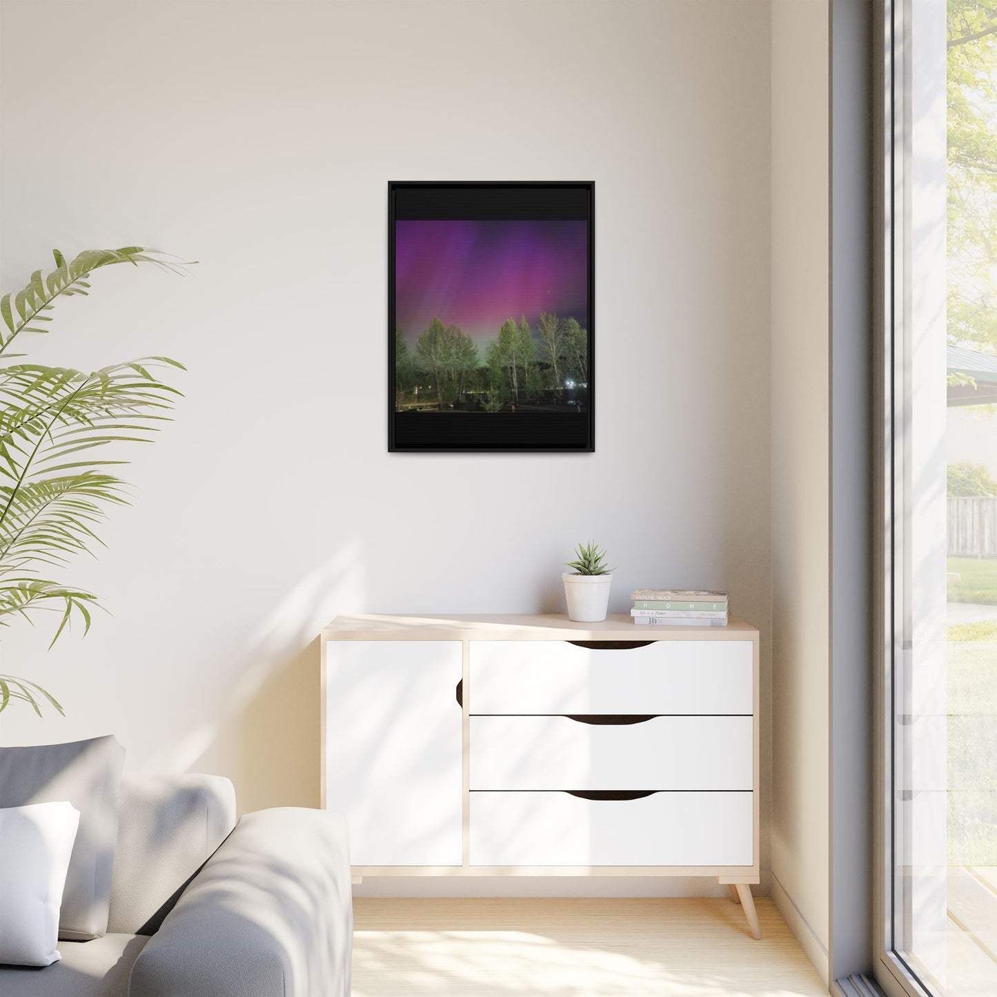 Matte Canvas, Framed (Multi-color)