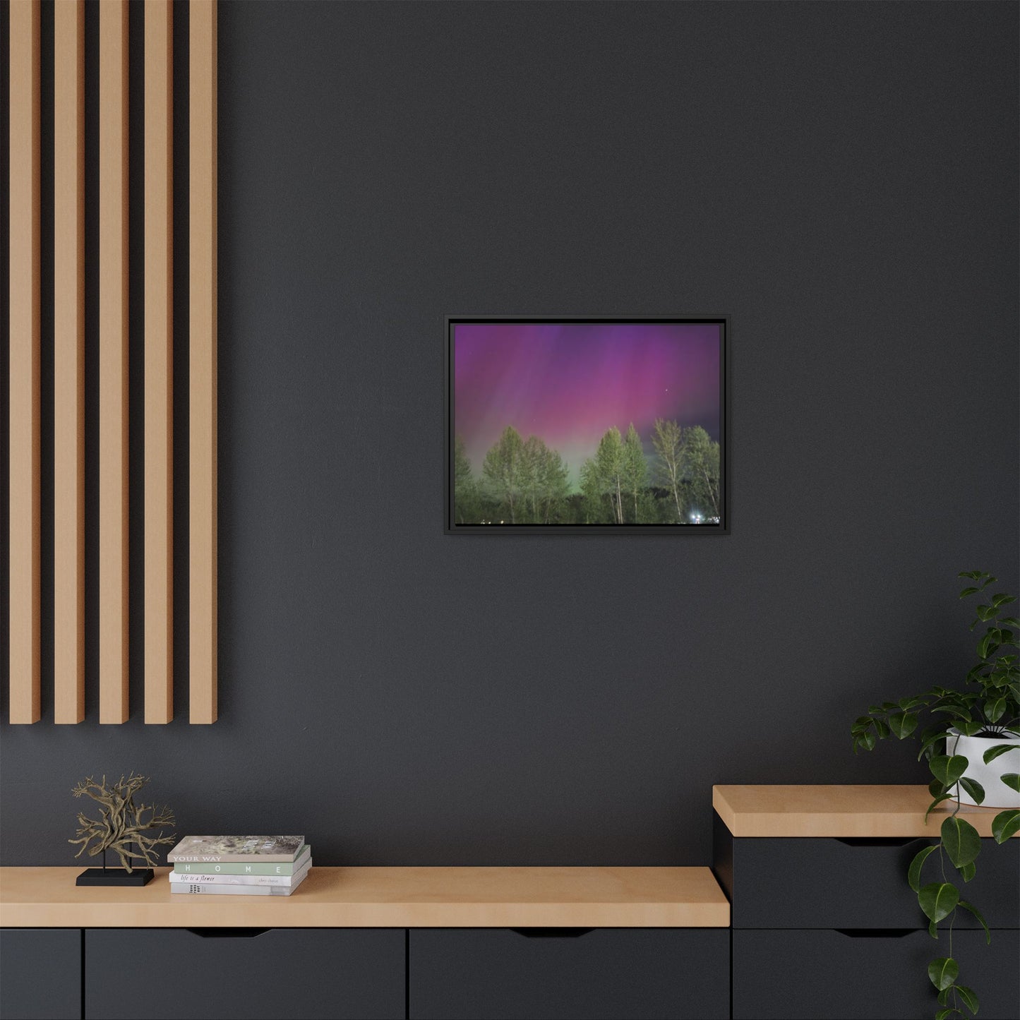 Matte Canvas, Framed (Multi-color)