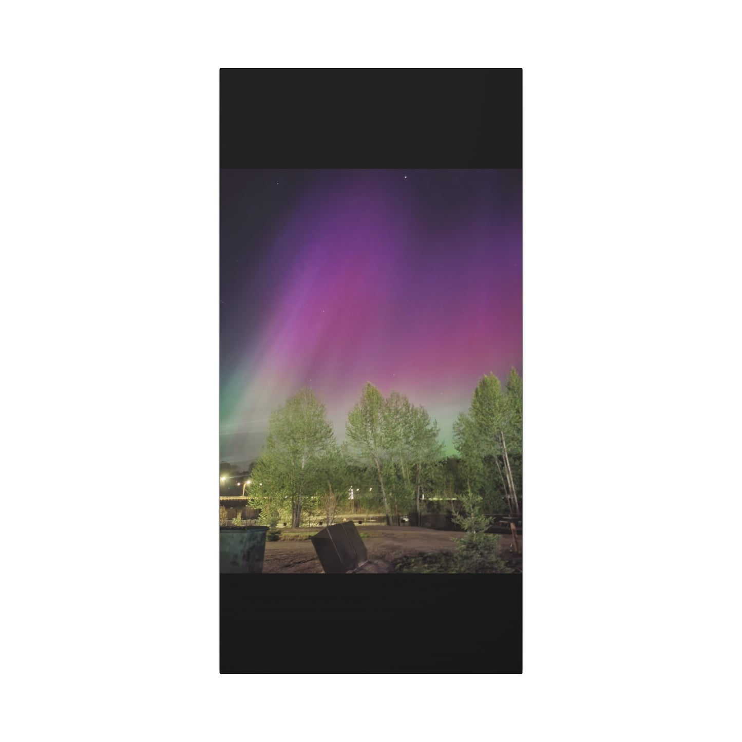 Quesnel downtown rv park BC aurora's Canvas Gallery Wraps