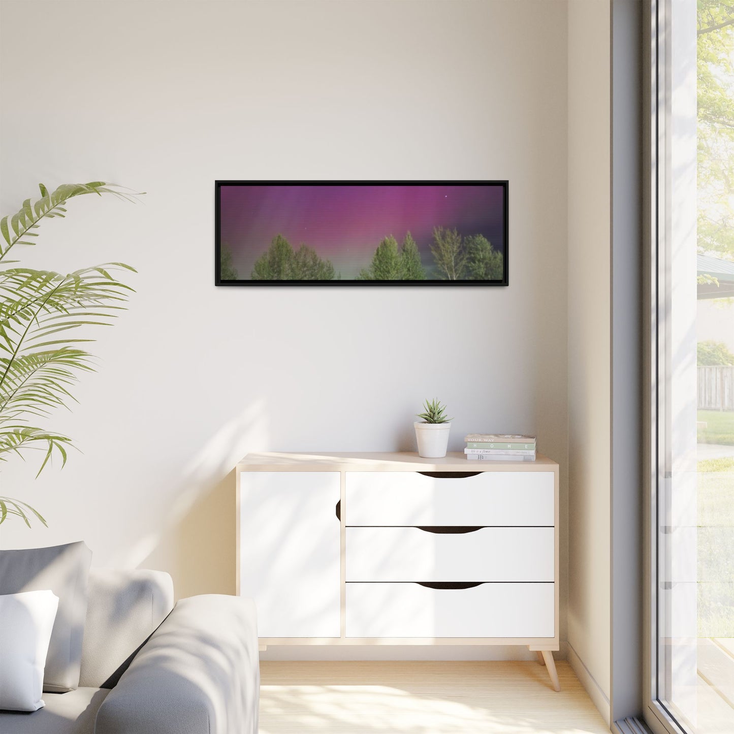 Matte Canvas, Framed (Multi-color)