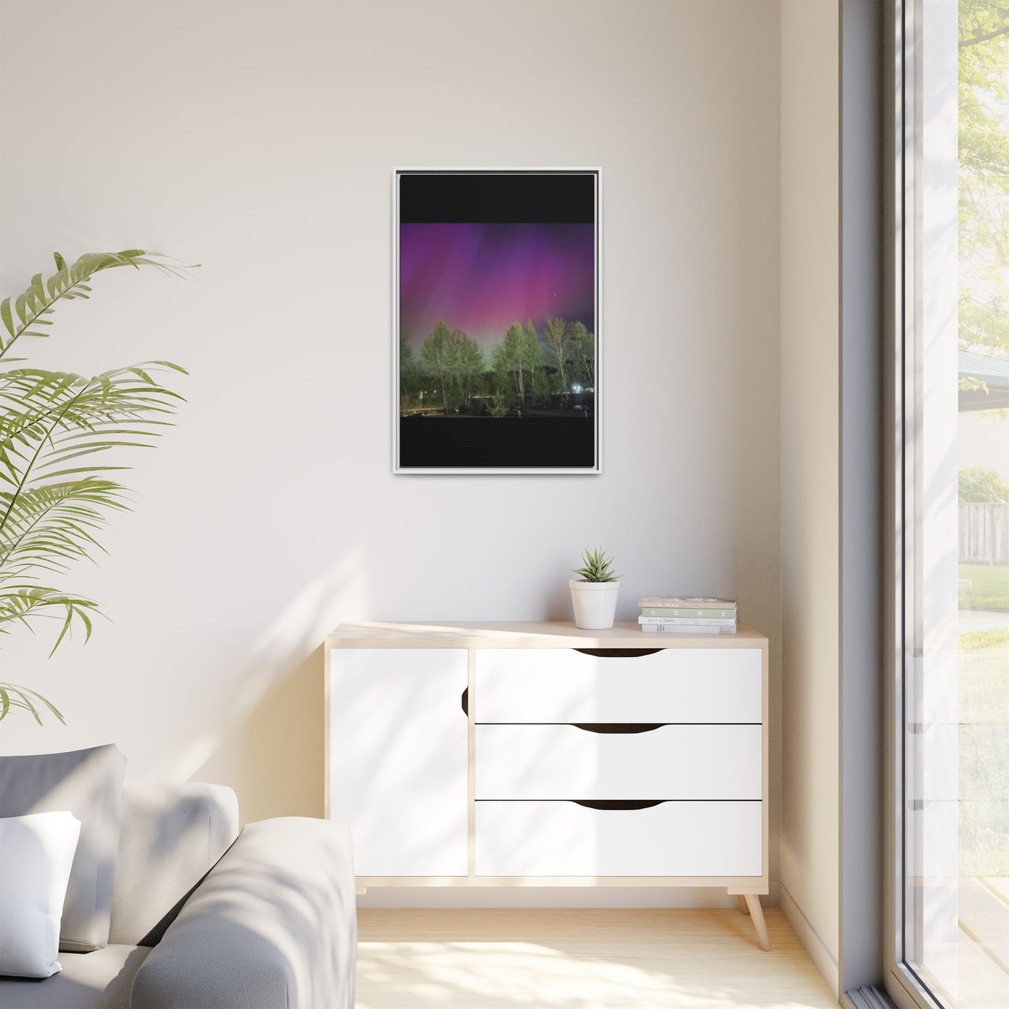 Matte Canvas, Framed (Multi-color)