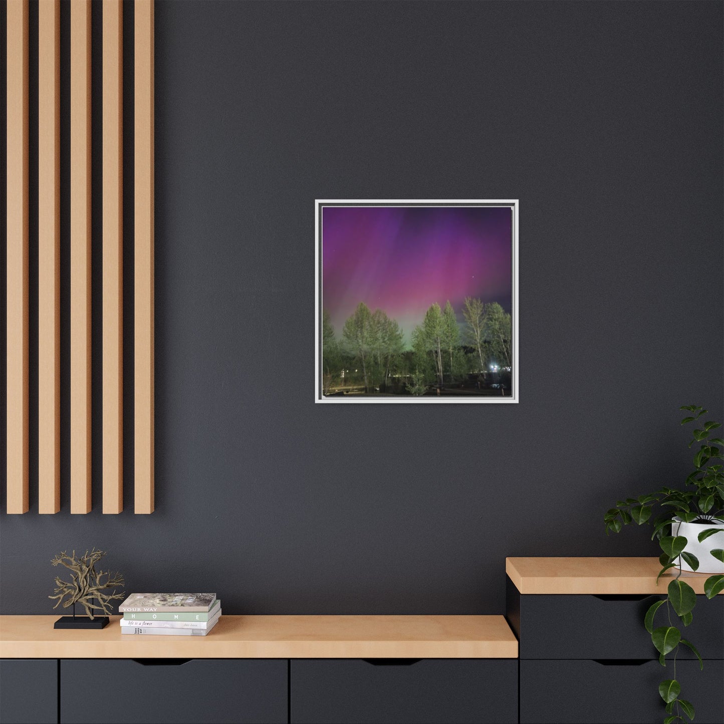 Matte Canvas, Framed (Multi-color)