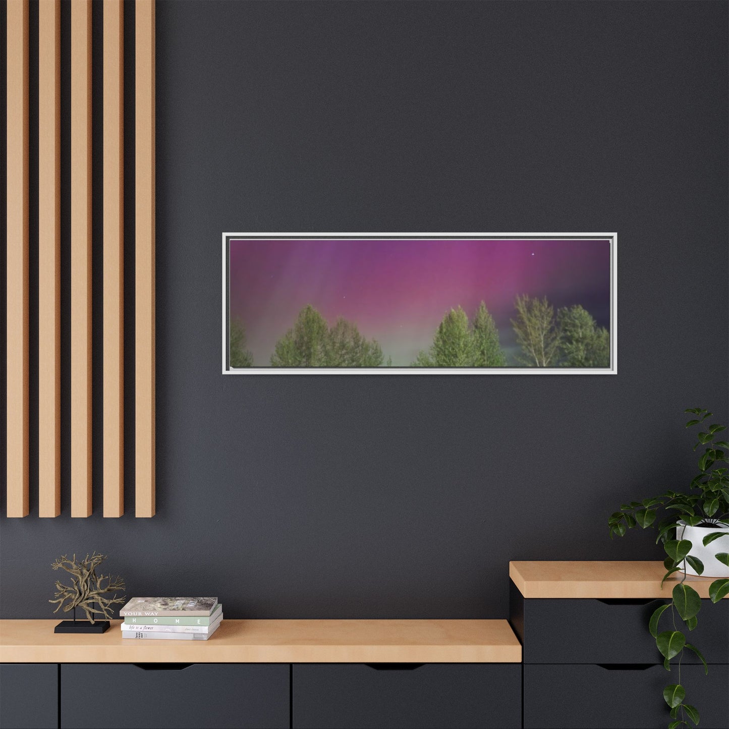 Matte Canvas, Framed (Multi-color)