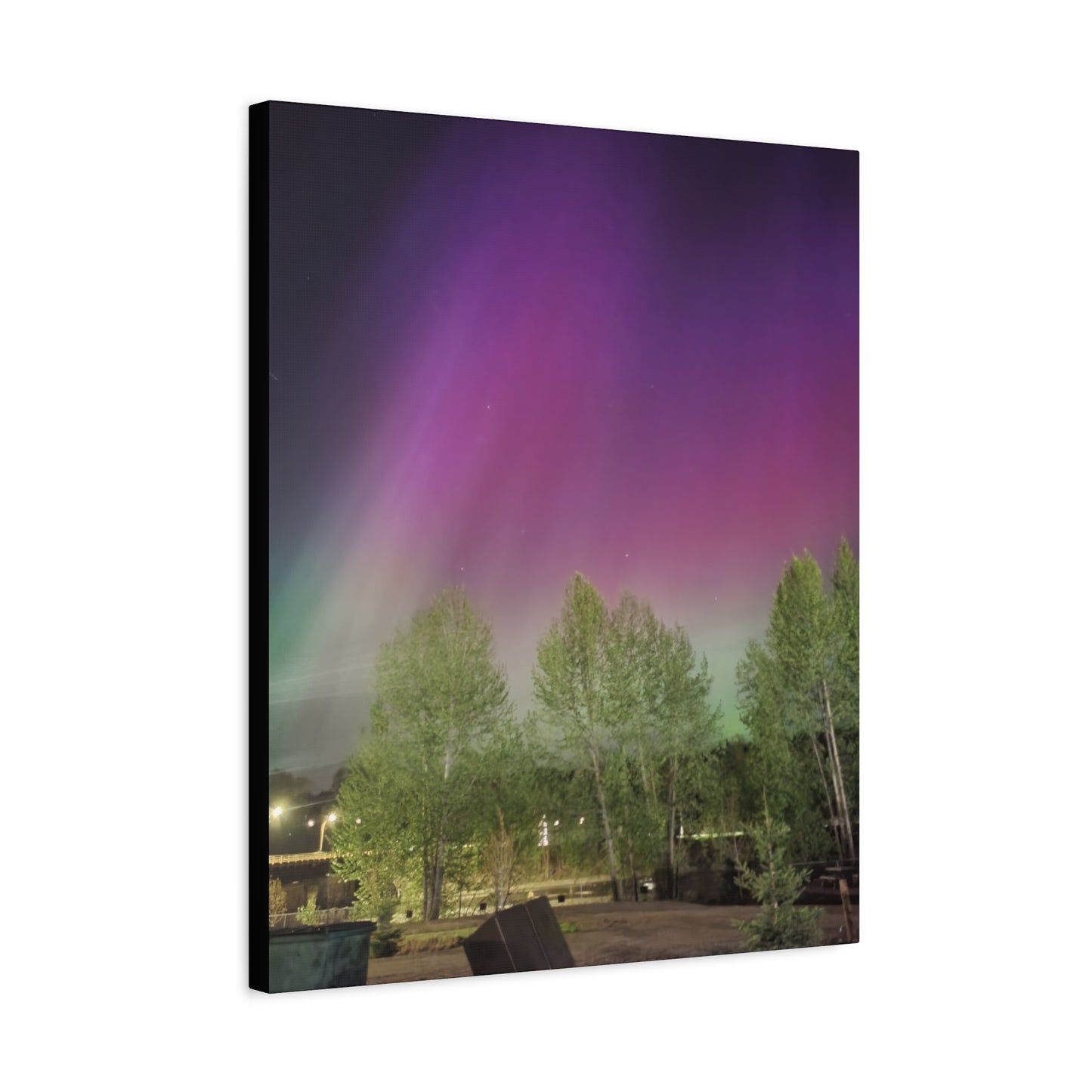 Quesnel downtown rv park BC aurora's Canvas Gallery Wraps