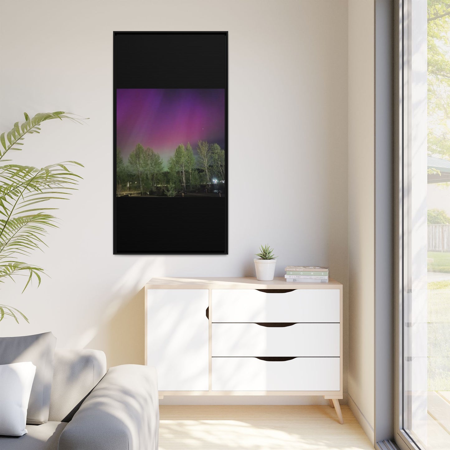 Matte Canvas, Framed (Multi-color)