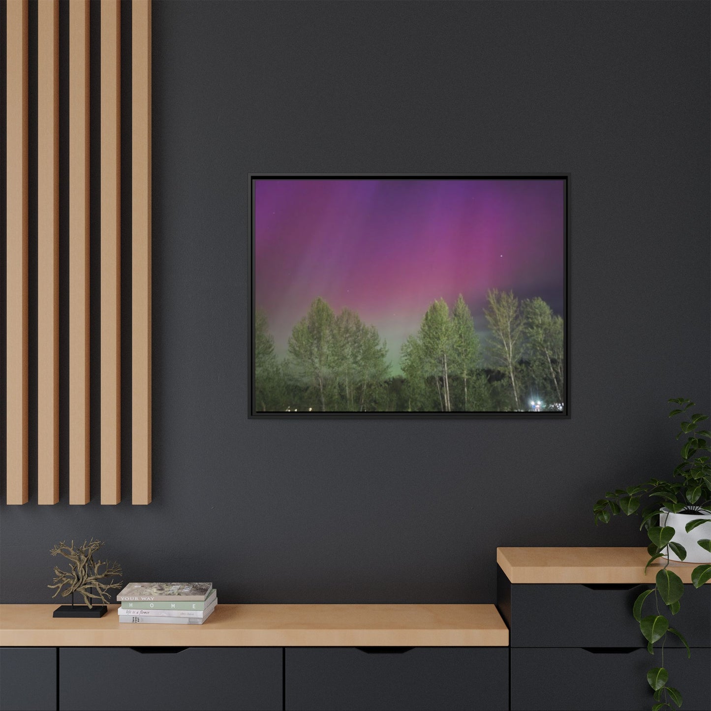 Matte Canvas, Framed (Multi-color)