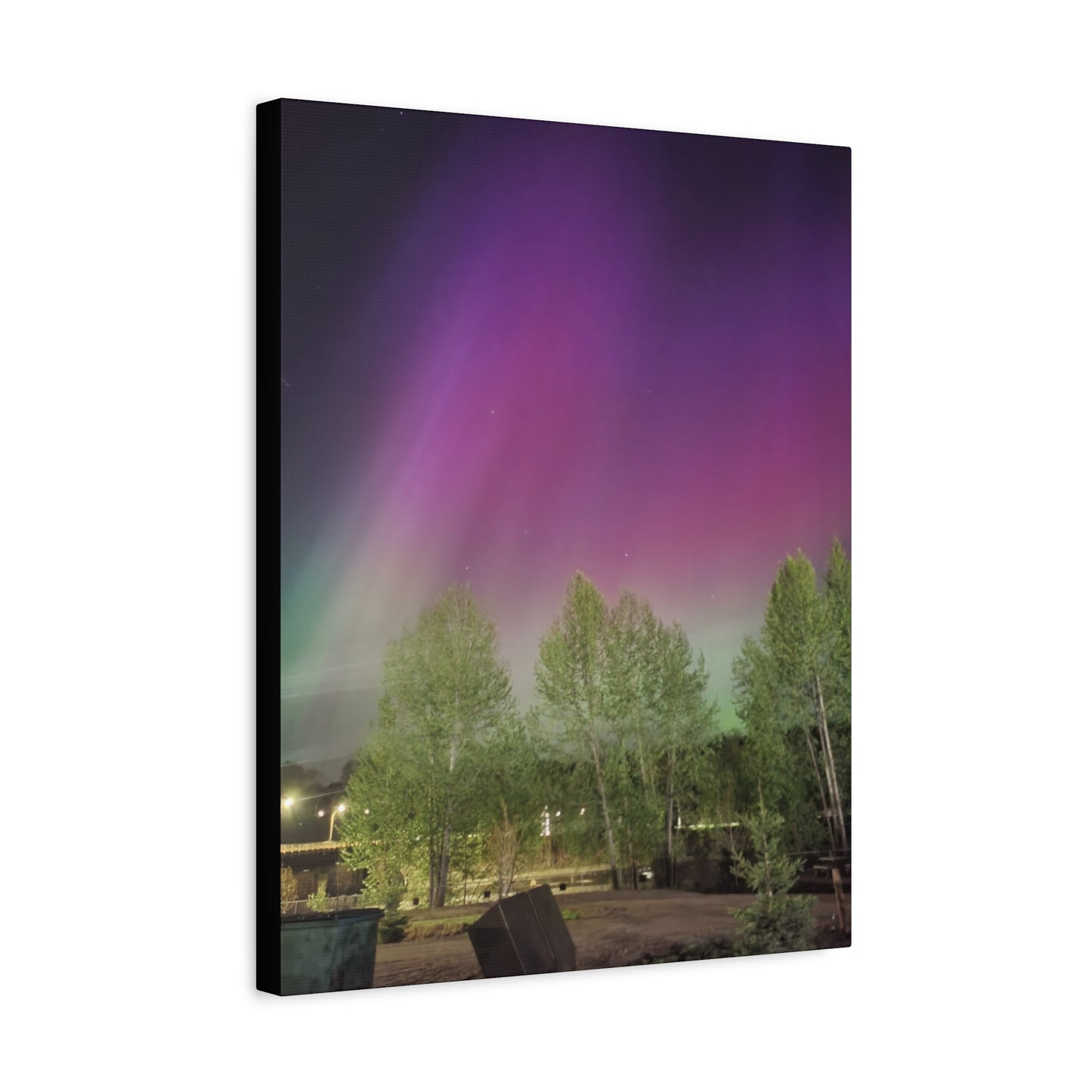 Quesnel downtown rv park BC aurora's Canvas Gallery Wraps