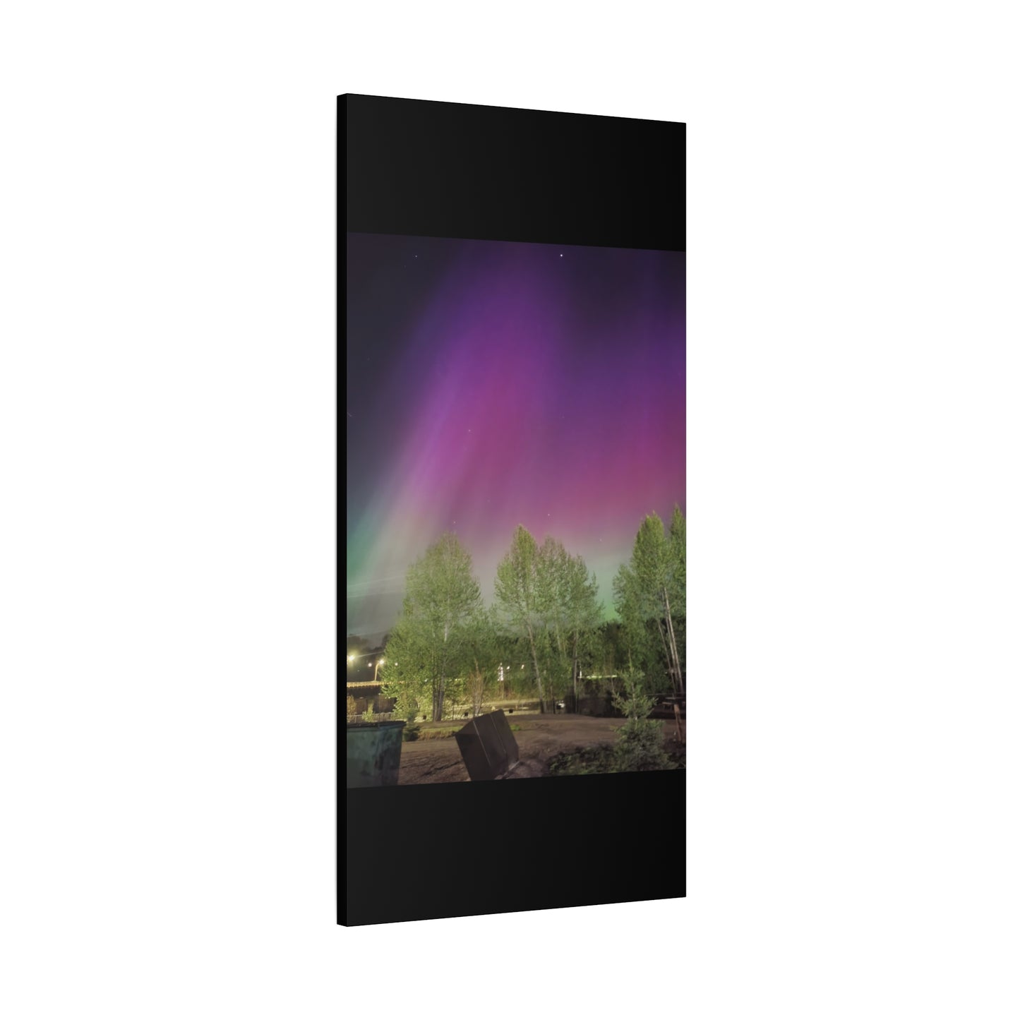 Quesnel downtown rv park BC aurora's Canvas Gallery Wraps