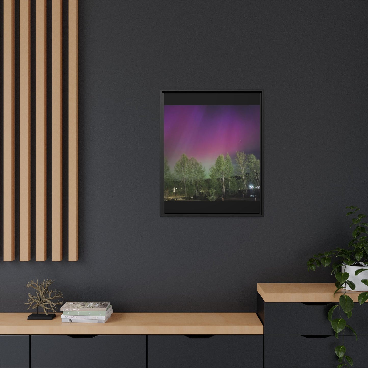 Matte Canvas, Framed (Multi-color)