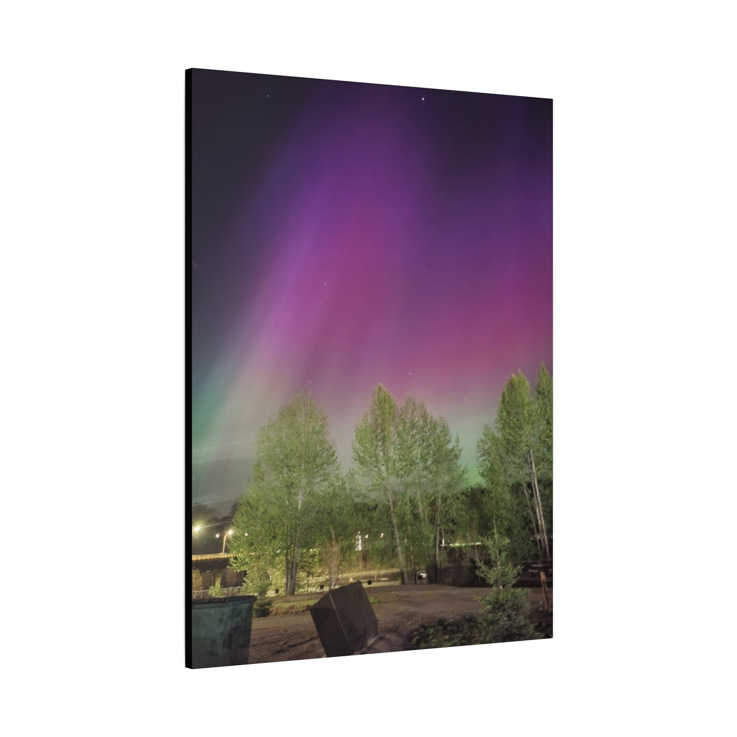 Quesnel downtown rv park BC aurora's Canvas Gallery Wraps
