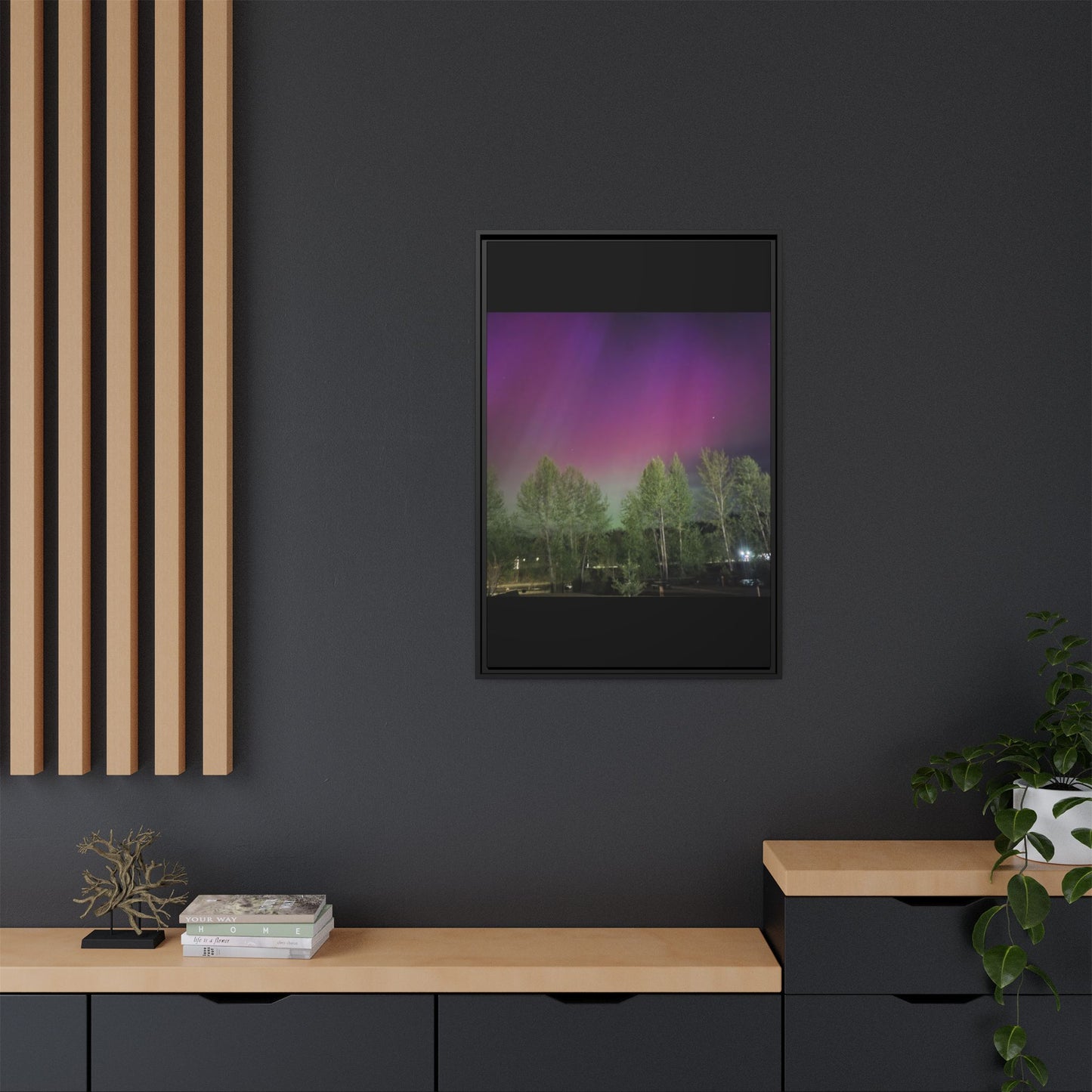 Matte Canvas, Framed (Multi-color)