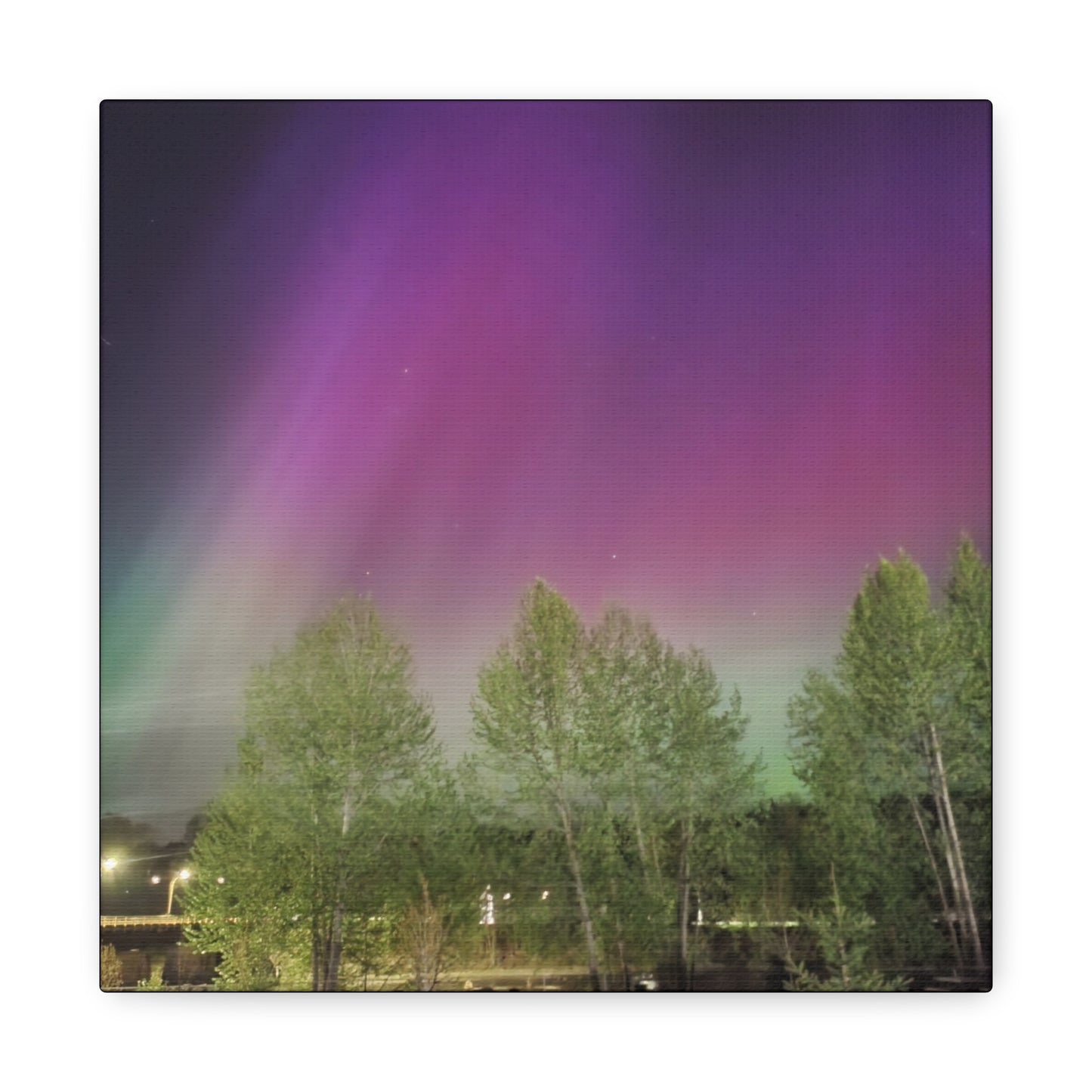 Quesnel downtown rv park BC aurora's Canvas Gallery Wraps