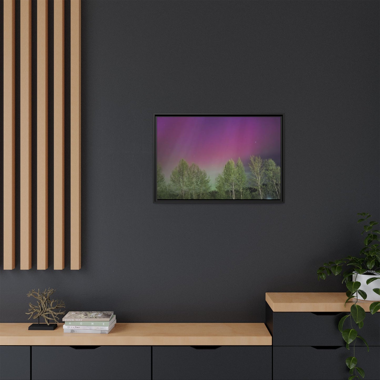 Matte Canvas, Framed (Multi-color)