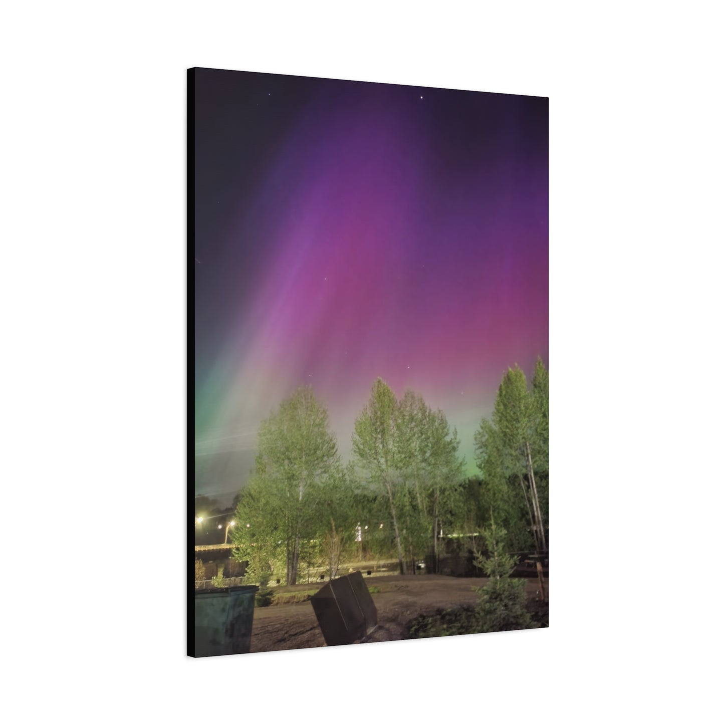 Quesnel downtown rv park BC aurora's Canvas Gallery Wraps