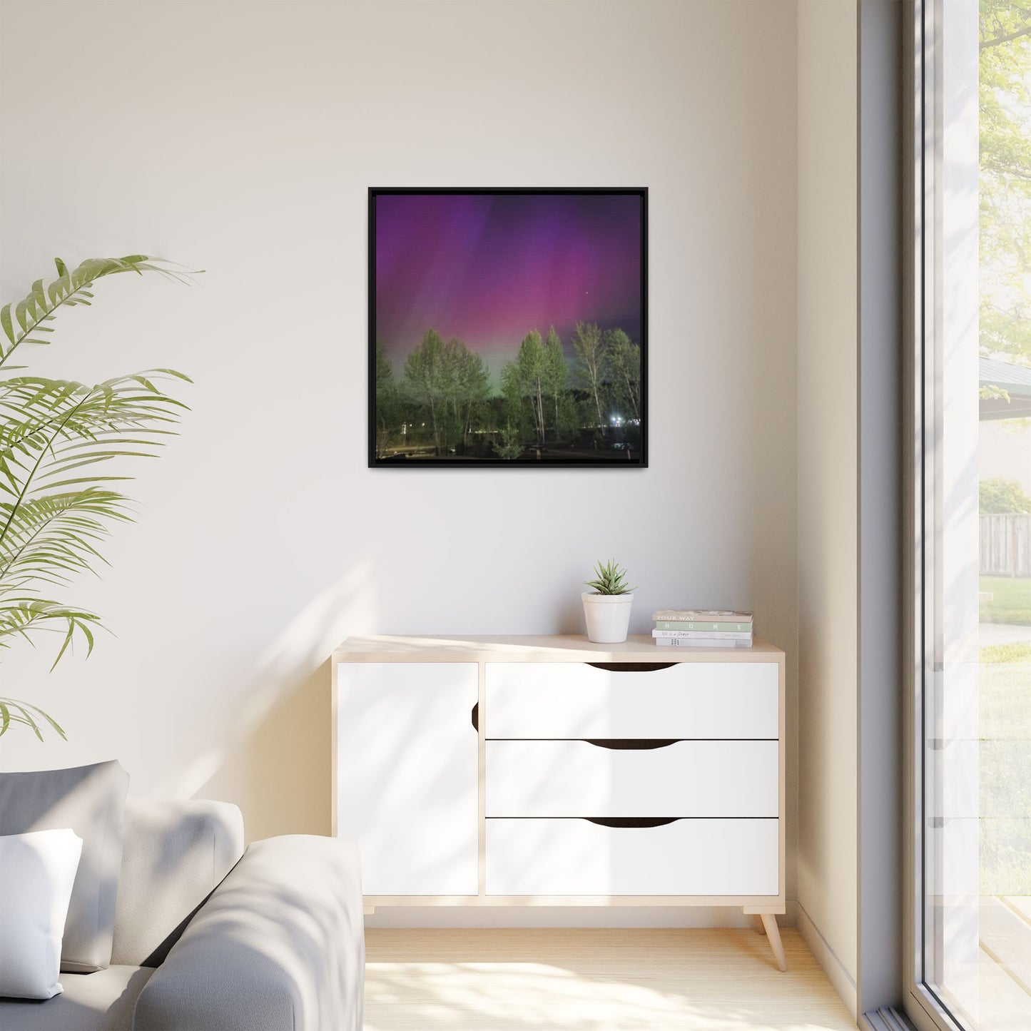 Matte Canvas, Framed (Multi-color)