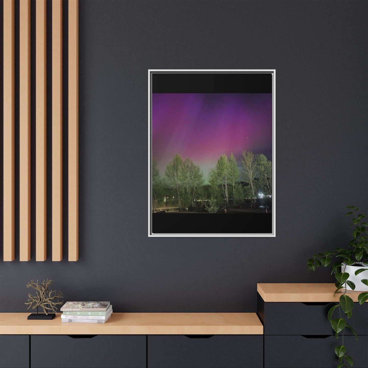Matte Canvas, Framed (Multi-color)