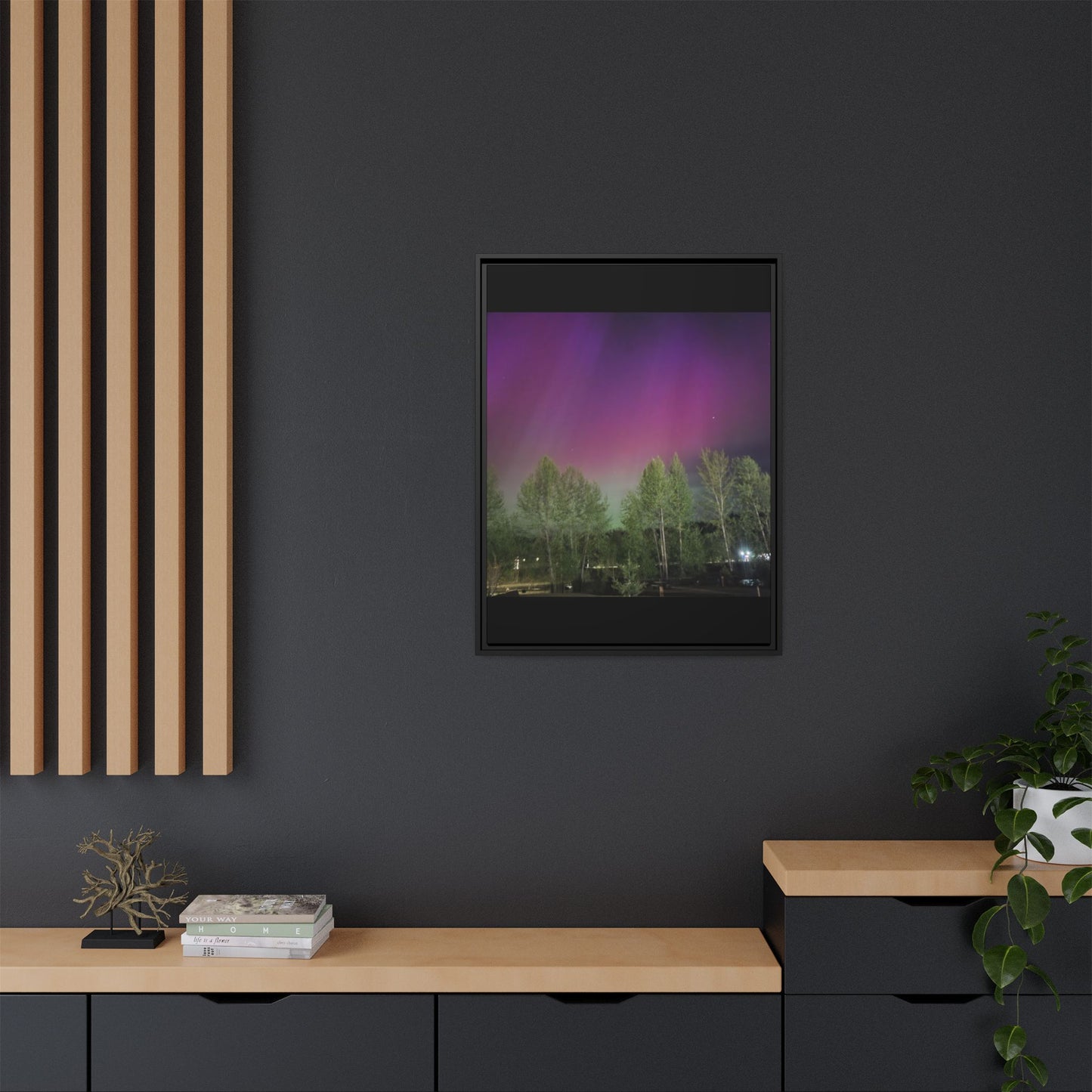 Matte Canvas, Framed (Multi-color)