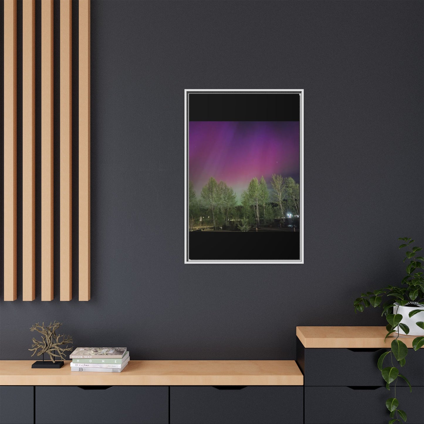 Matte Canvas, Framed (Multi-color)