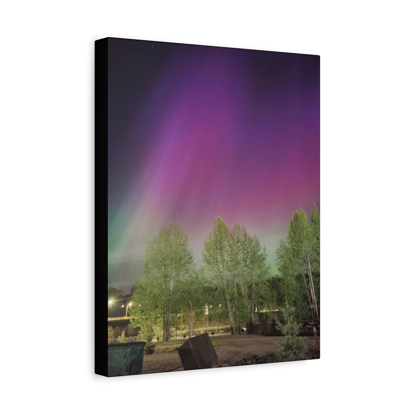 Quesnel downtown rv park BC aurora's Canvas Gallery Wraps