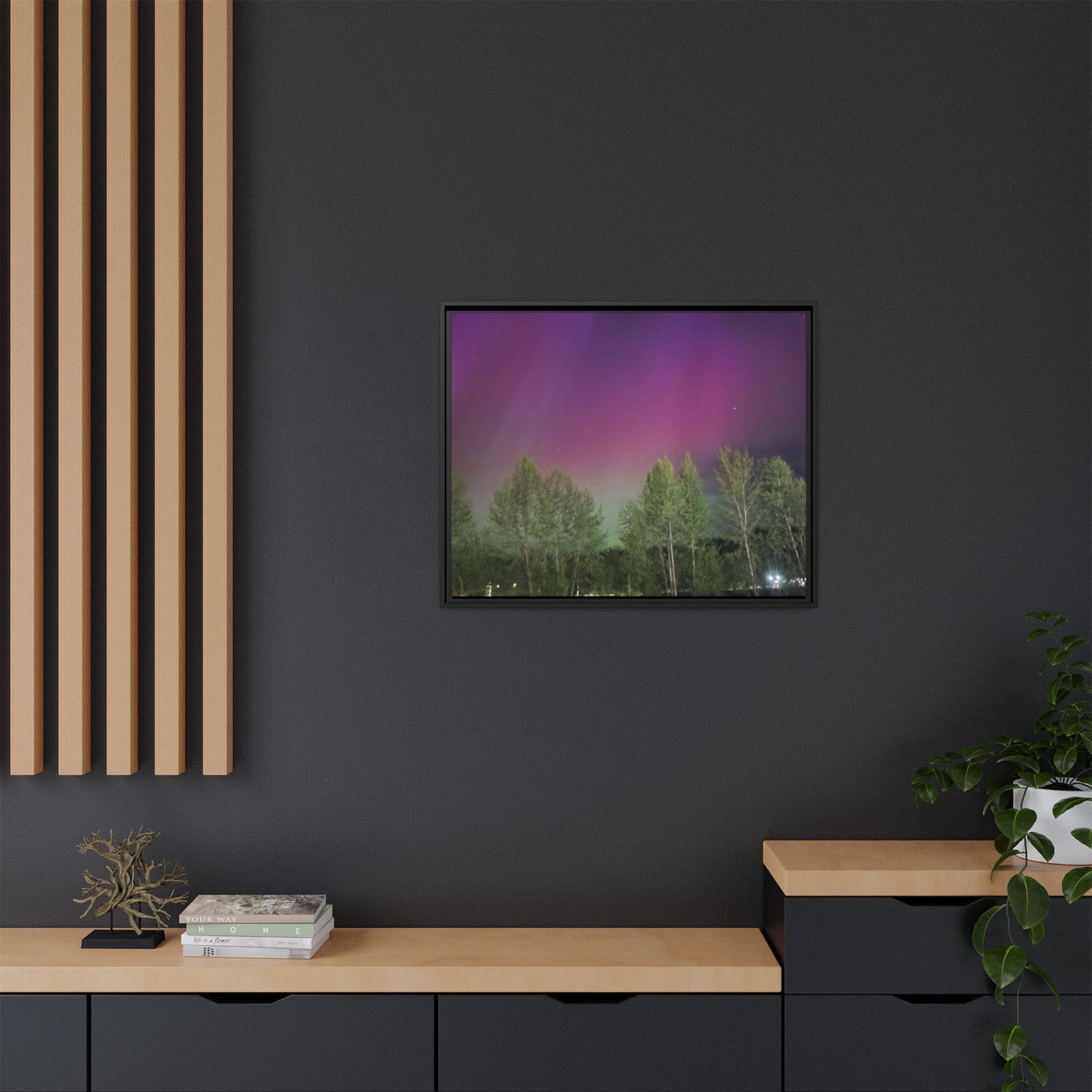 Matte Canvas, Framed (Multi-color)
