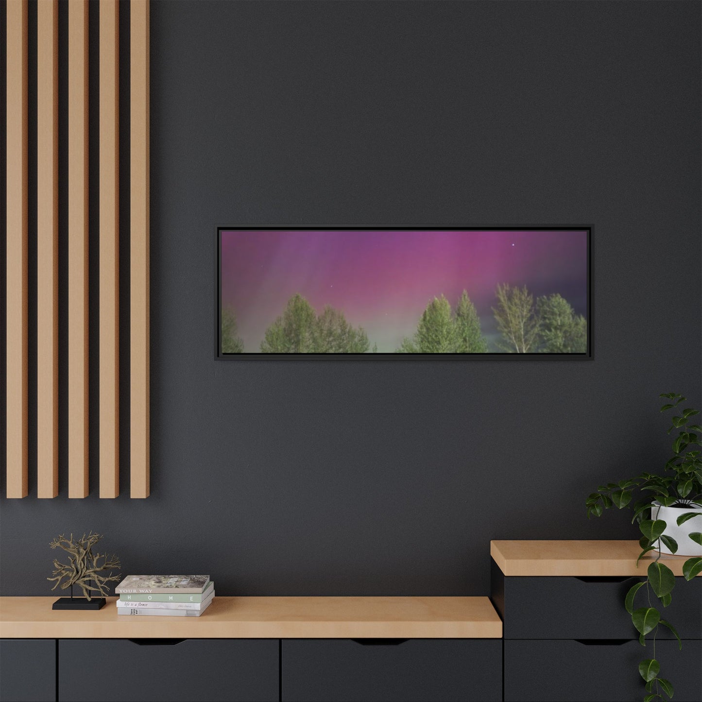 Matte Canvas, Framed (Multi-color)