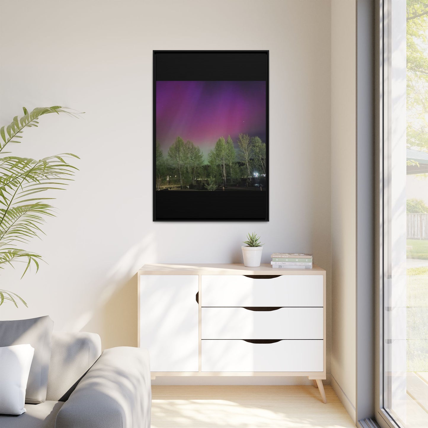 Matte Canvas, Framed (Multi-color)