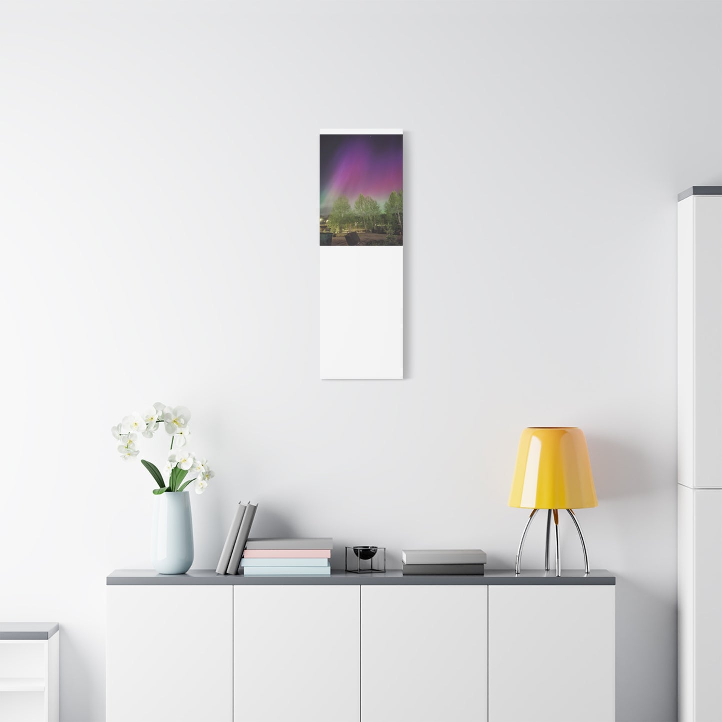 Quesnel BC northern lights 2 Matte Canvas