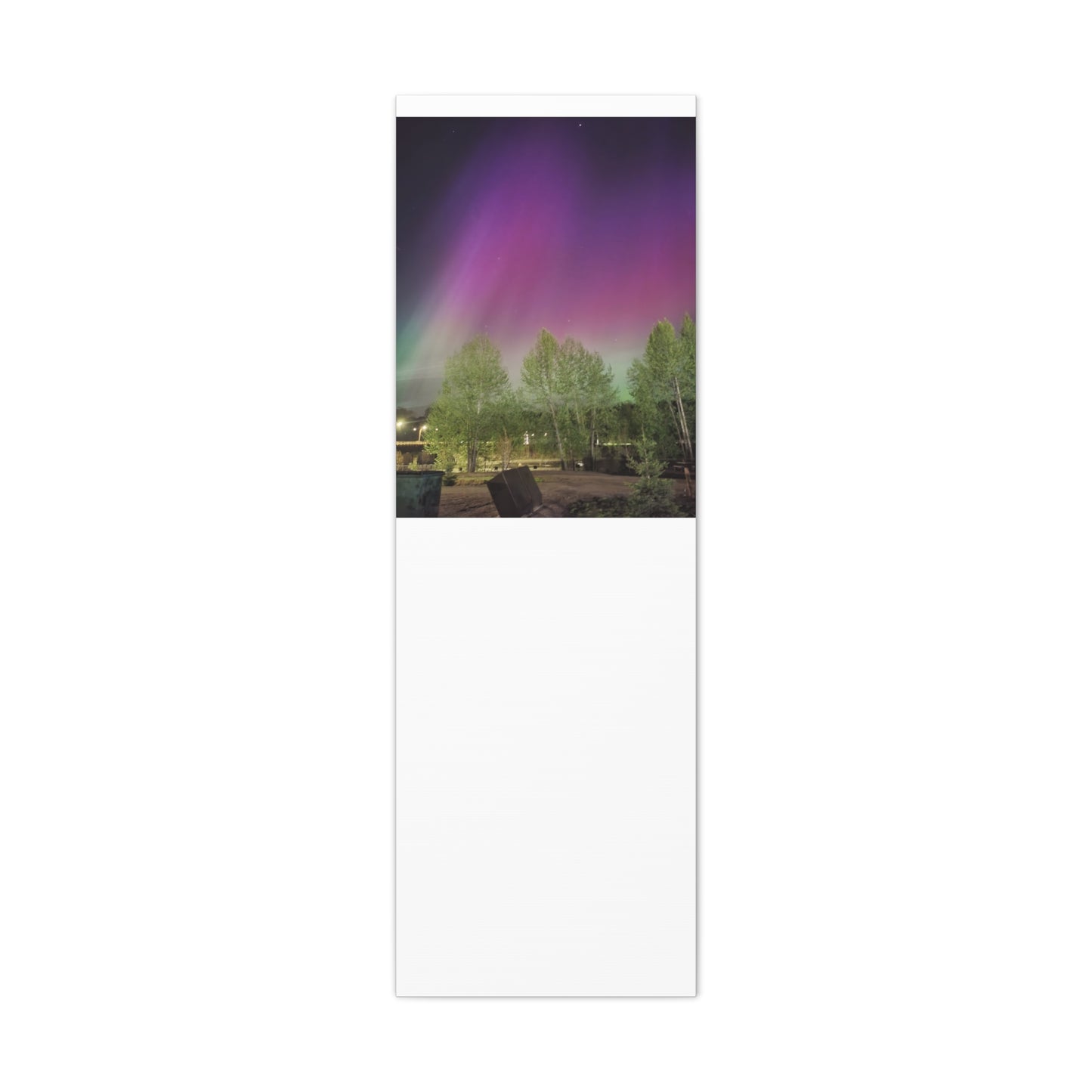 Quesnel BC northern lights 2 Matte Canvas