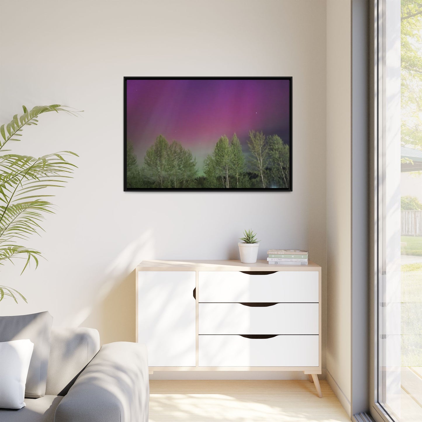Matte Canvas, Framed (Multi-color)