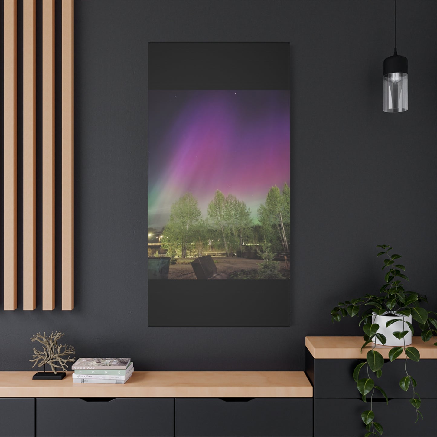 Quesnel downtown rv park BC aurora's Canvas Gallery Wraps