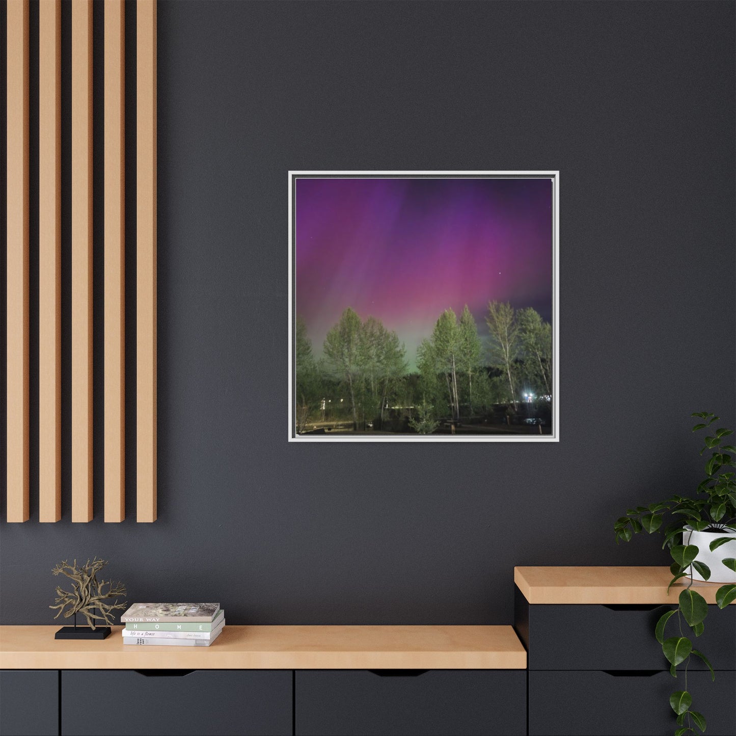 Matte Canvas, Framed (Multi-color)