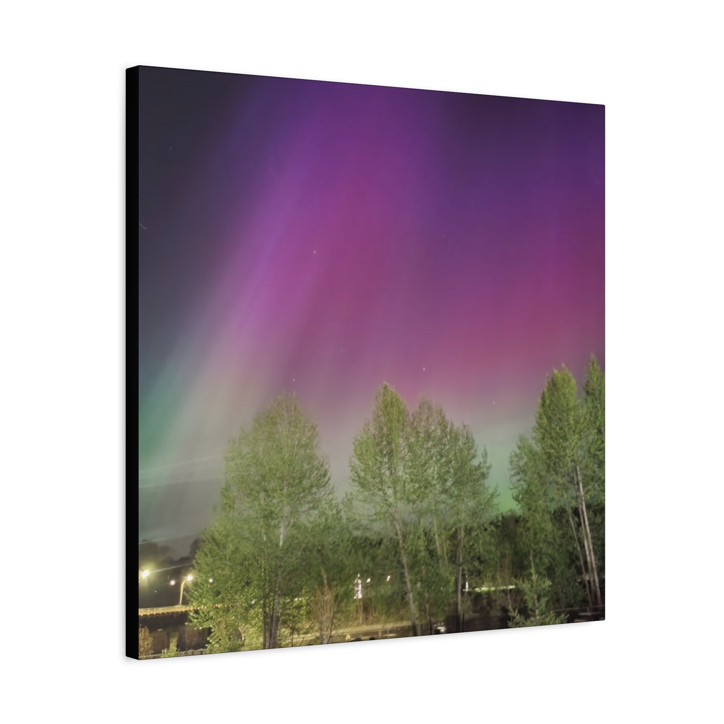 Quesnel downtown rv park BC aurora's Canvas Gallery Wraps