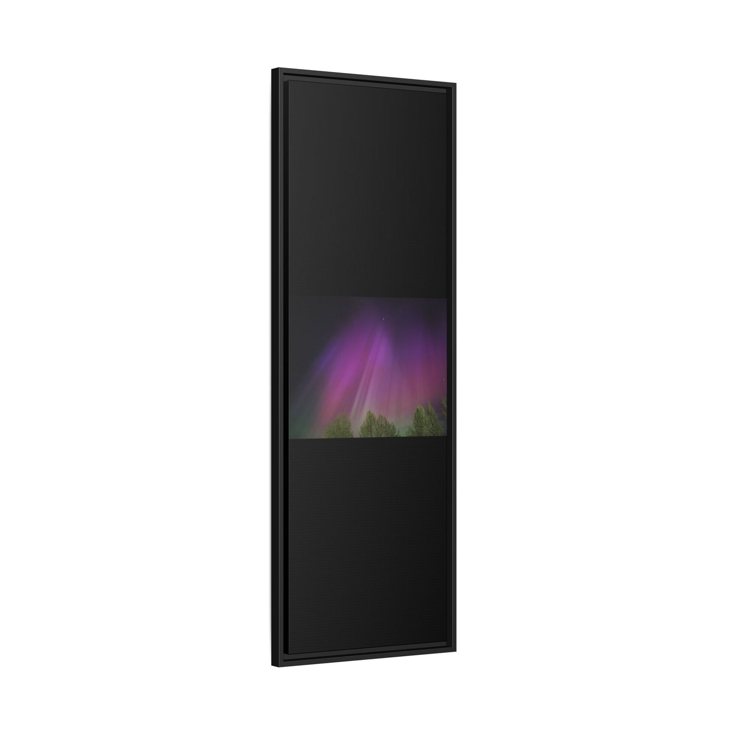 Quesnel BC northern lights Matte Canvas,